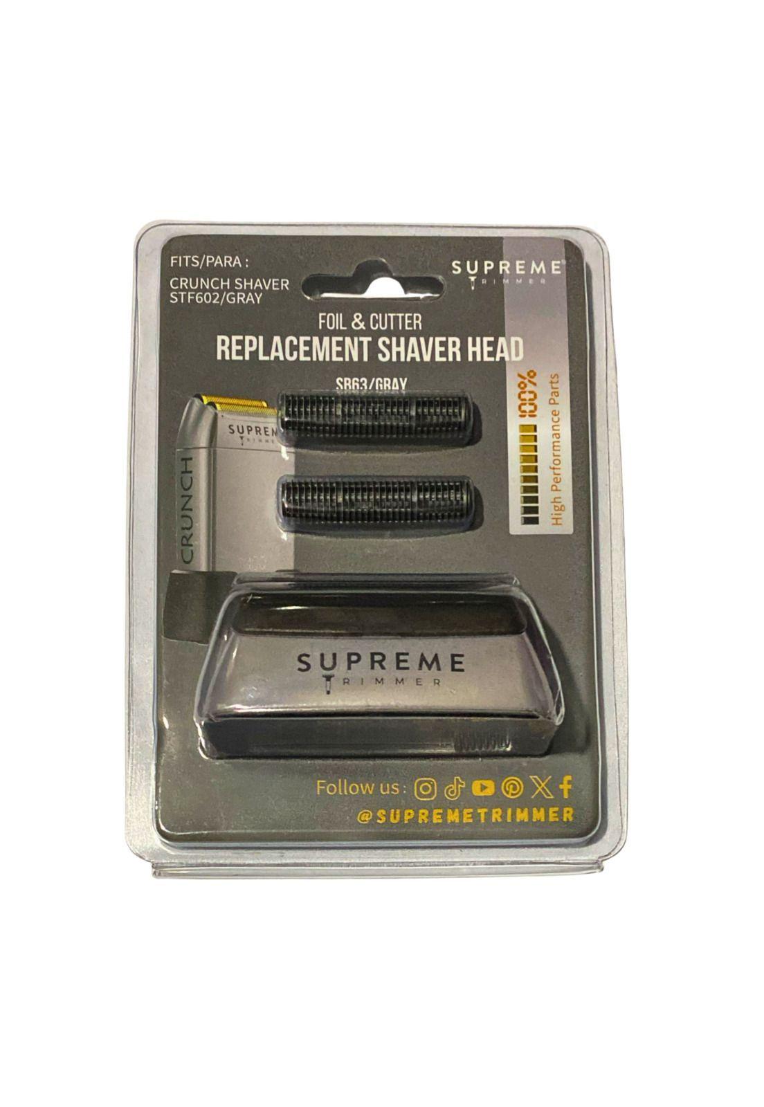 Repuesto Supreme Trimmer para Shaver Crunch Silver-1