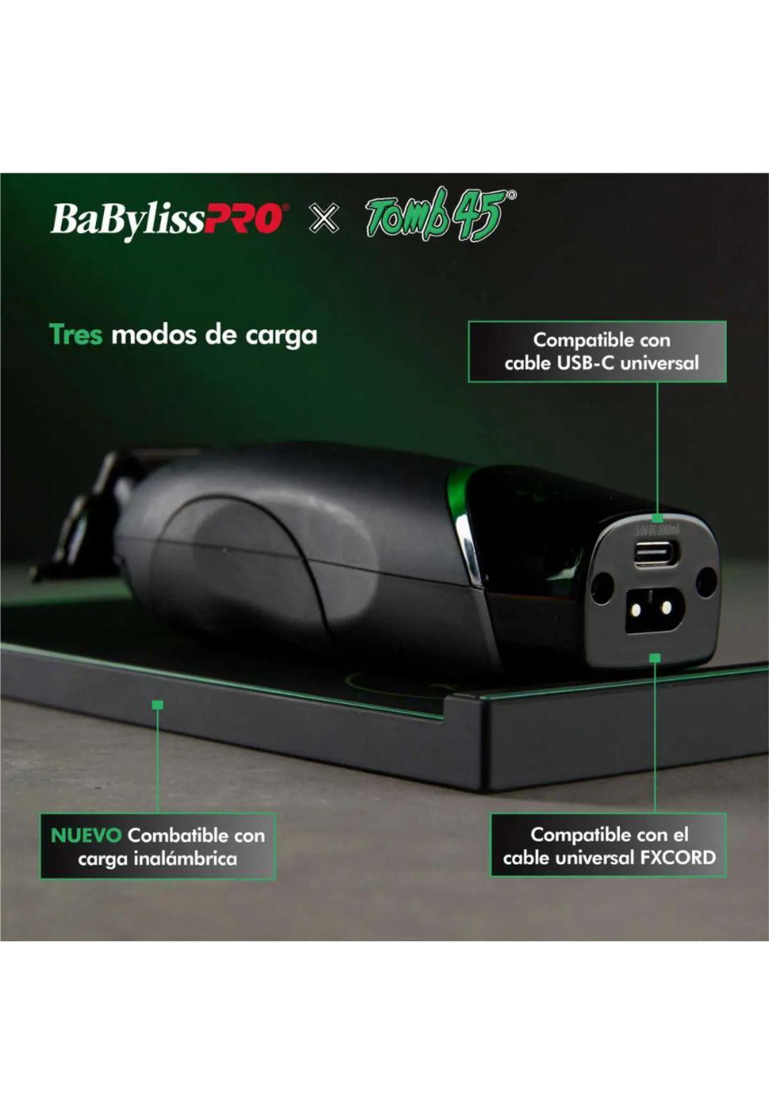 Trimmer Patillera BaBylissPRO x Tomb 45 Carga Inalámbrica-3