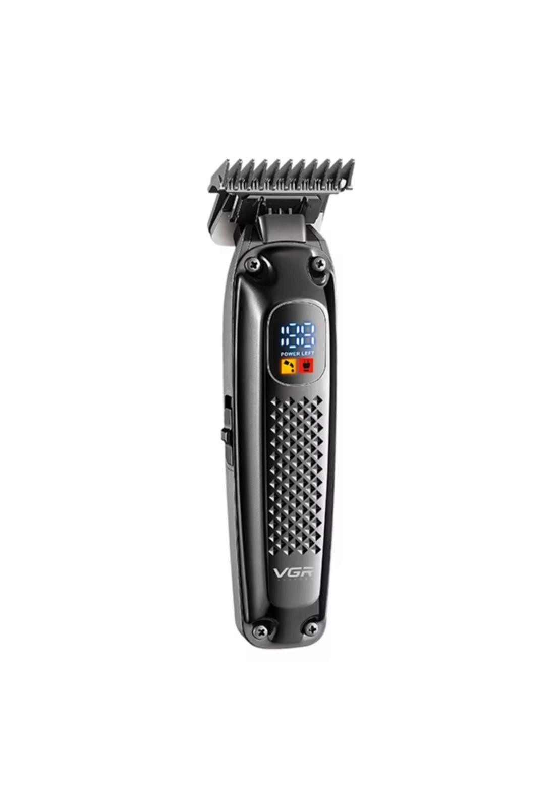Máquina Patillera Profesional Recargable VGR V-972 Led Usb-5