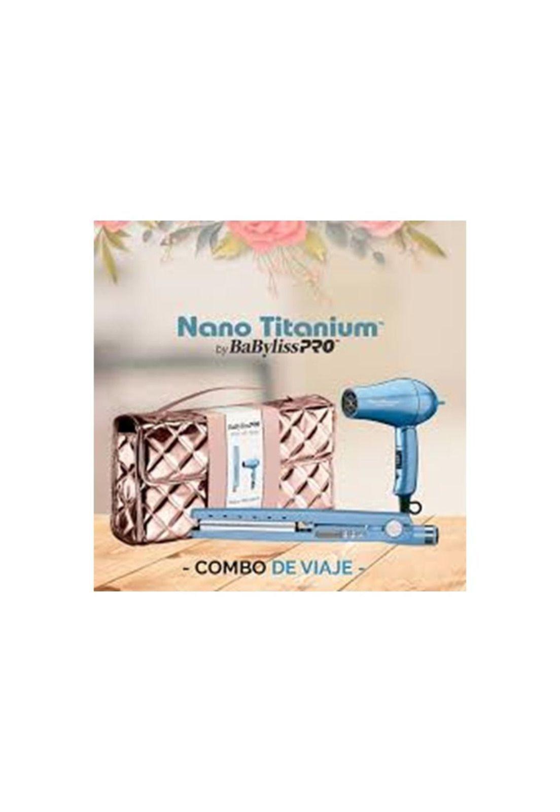 Kit Plancha Pelo Alisadora + Secador Mini Babyliss Bolso-6