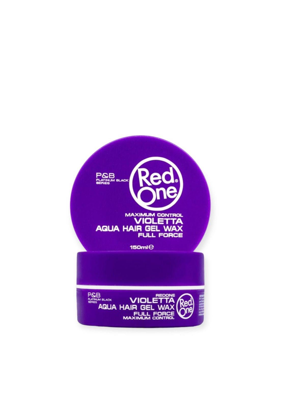 Cera Capilar Red One Aqua Hair Gel Wax Violetta 150ml-0