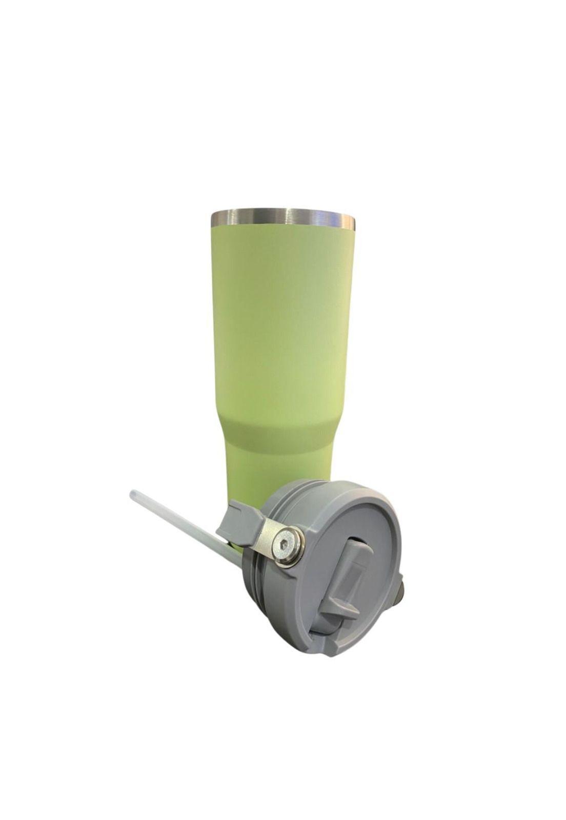 Botella Termica Flip Straw Tumbler 900 Ml Verde-4