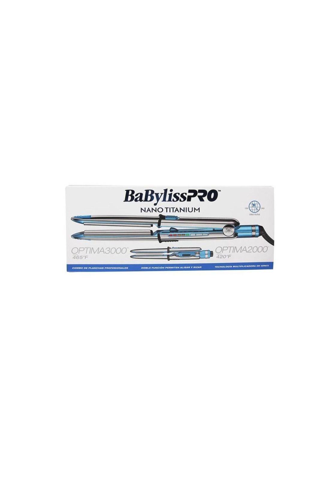 Kit Babyliss Plancha optima 3000 + Plancha optima mini 2000-1