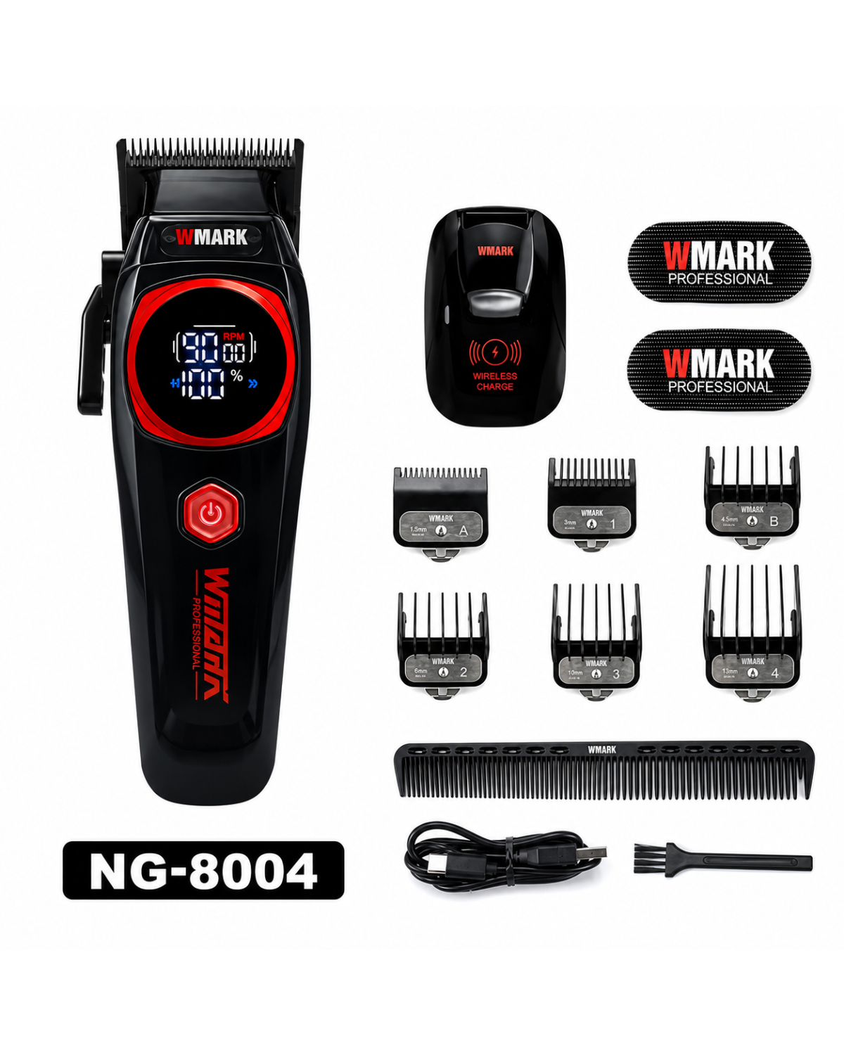 Combo WMARK NG 8004 NG 8204 Cortapelo y Trimmer-2