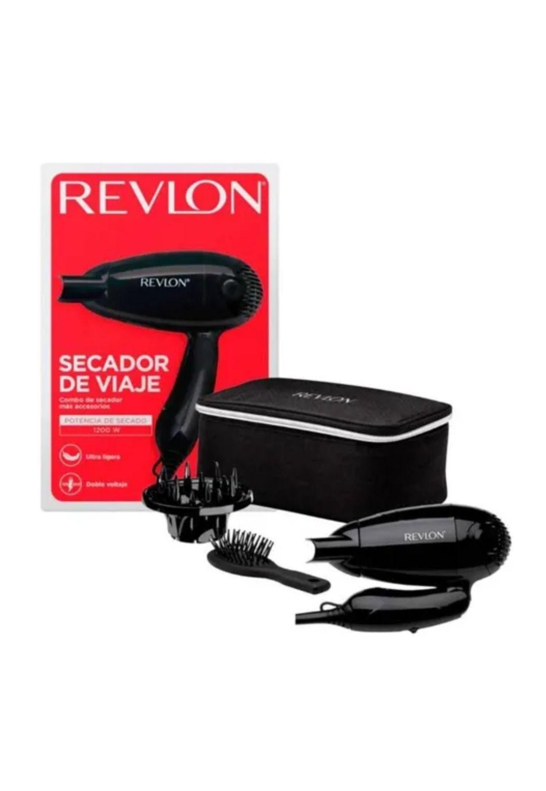 Secador Pelo Cabello Bolso Viaje Accesorios Portatil Revlon-3