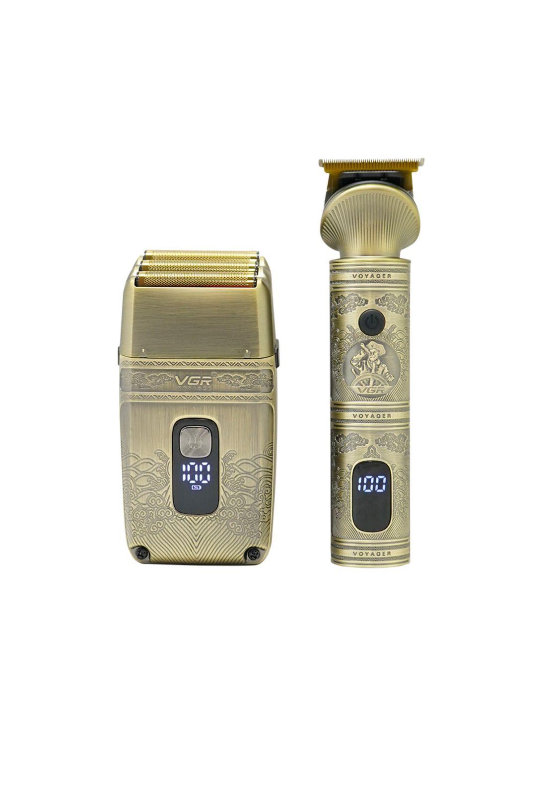 Combo VGR Máquina Patillera y Afeitadora Inalámbrica  V-649-0