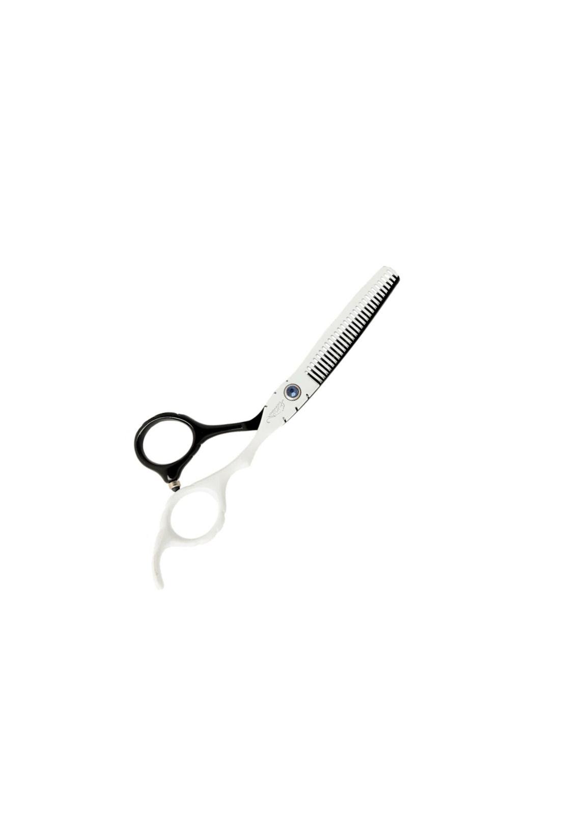 Set de Tijeras Wmark PS021 6" Filo Navaja Blanco y Negro-2