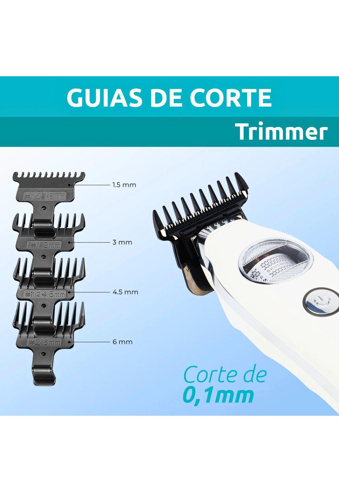 Maquina Patillera Trimmer VGR880T Rotatech 7200RPM Blanco-2