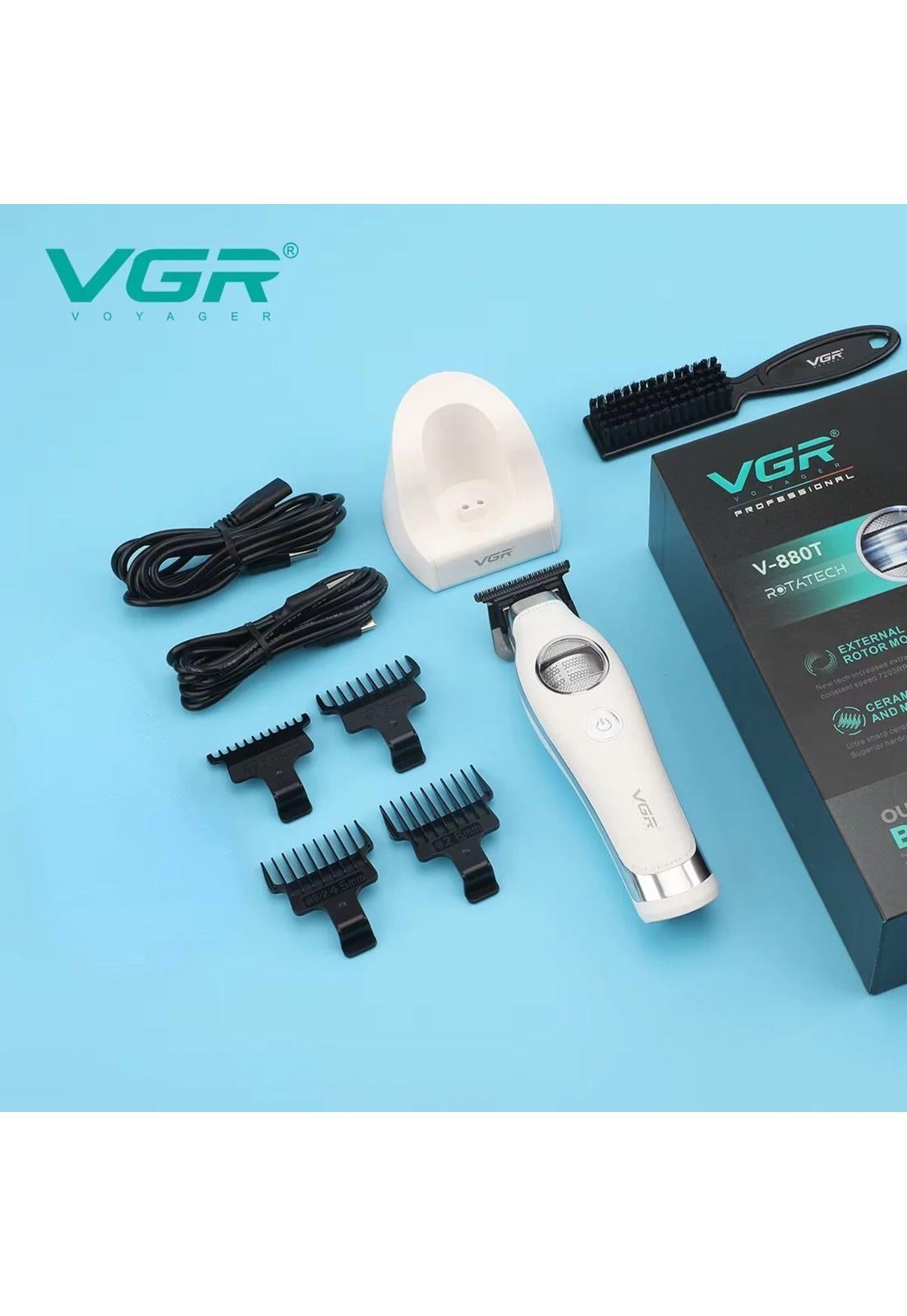 Maquina Patillera Trimmer VGR880T Rotatech 7200RPM Blanco-3