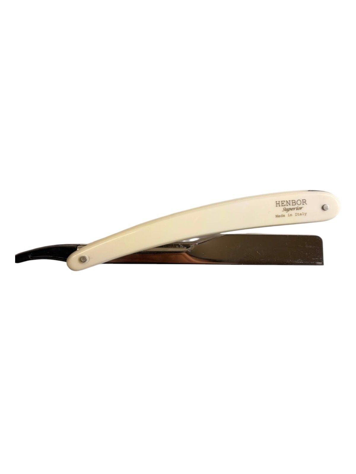 Set Henbor Tijeras Microdentada con Navaja y Estuche-3