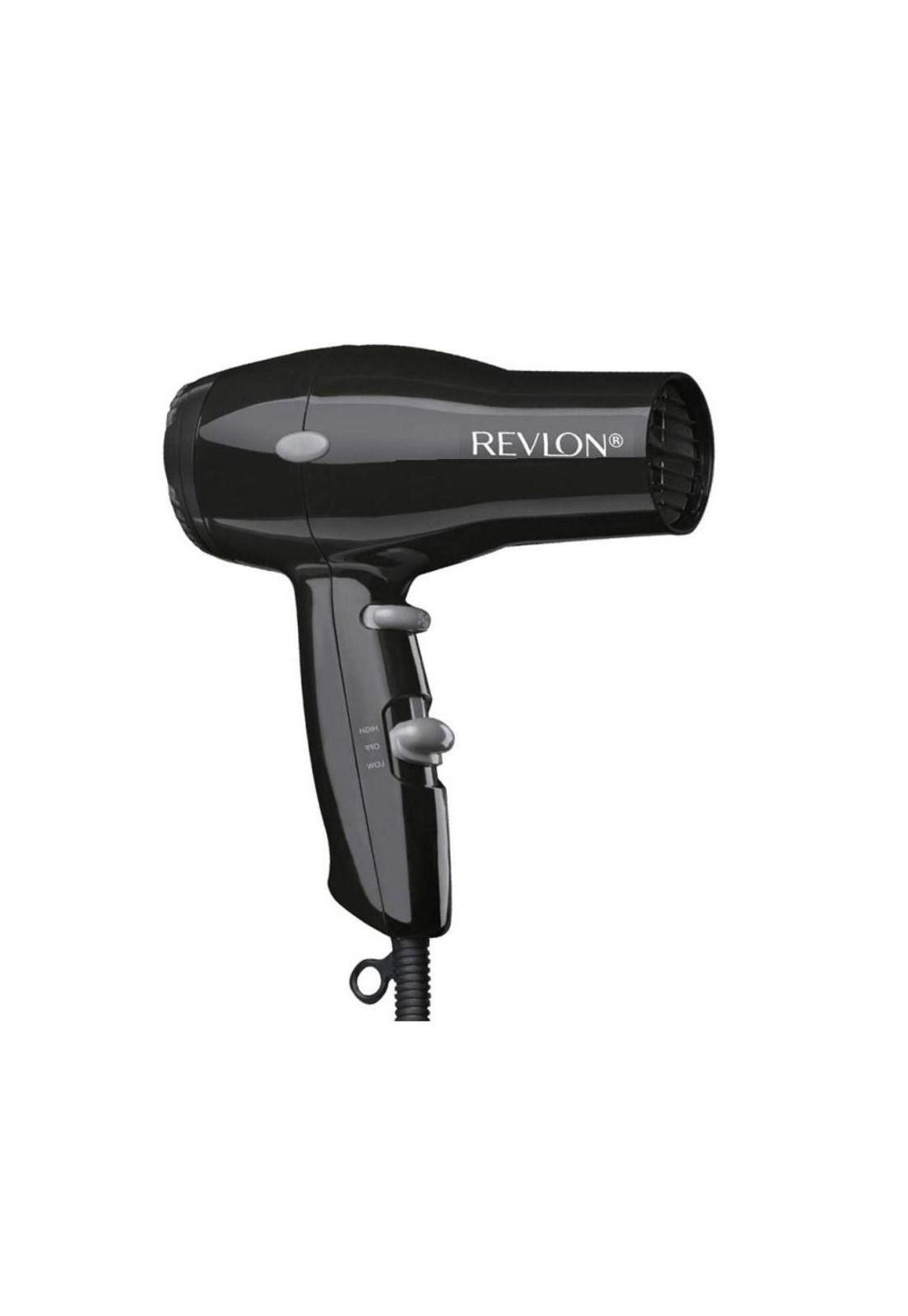 Secador De Pelo Compacta ionico Negro Revlon 1875 Watts-5