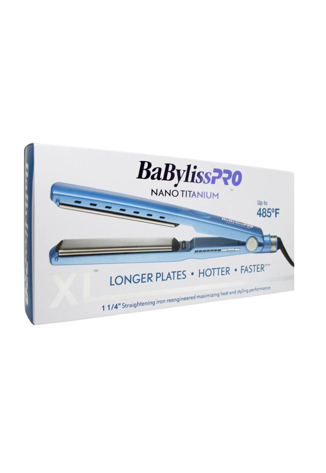 Babyliss Nano Titanium Plancha Alisado 9091 Xl Humedo Seco-5