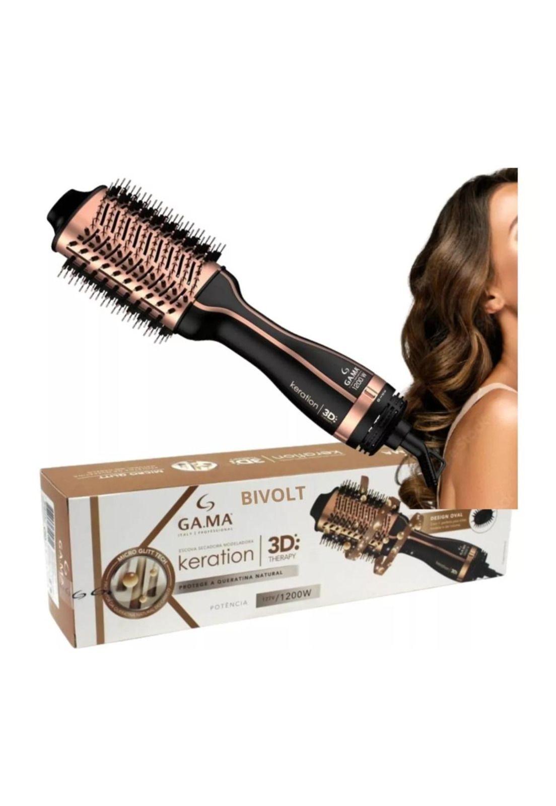 Cepillo Secador Modelador Y Voluminizador Gama Keration 3d-5