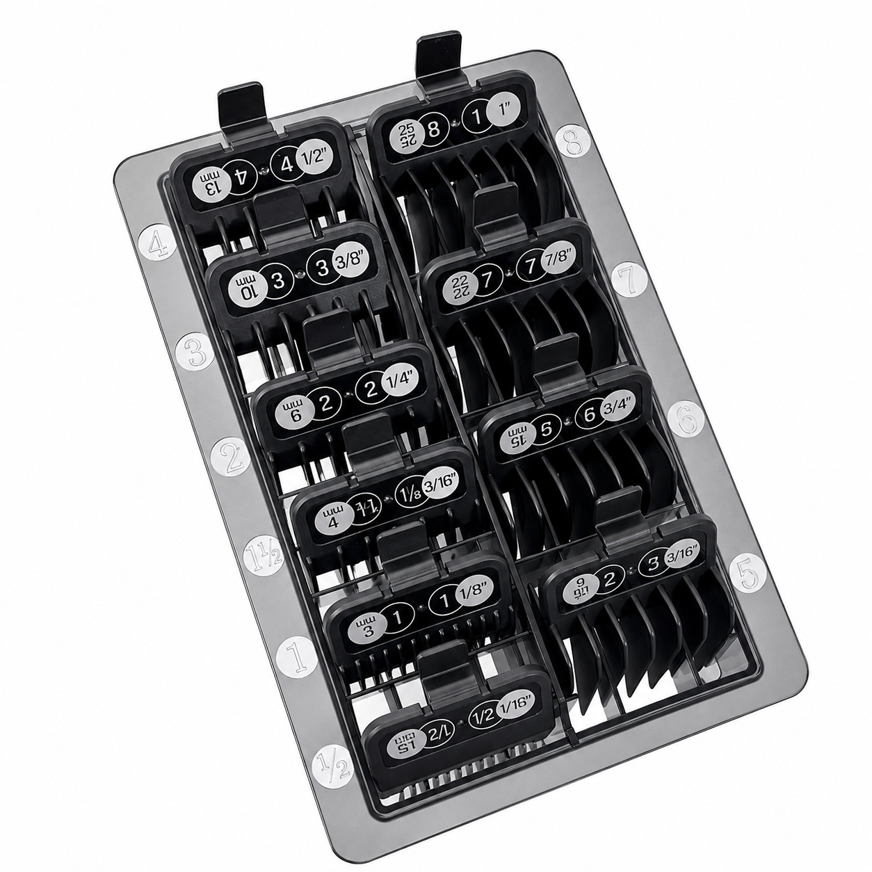 Set Peines Gu a JRL Profesional Guard 4 S6 para M quina Cortapelo-3