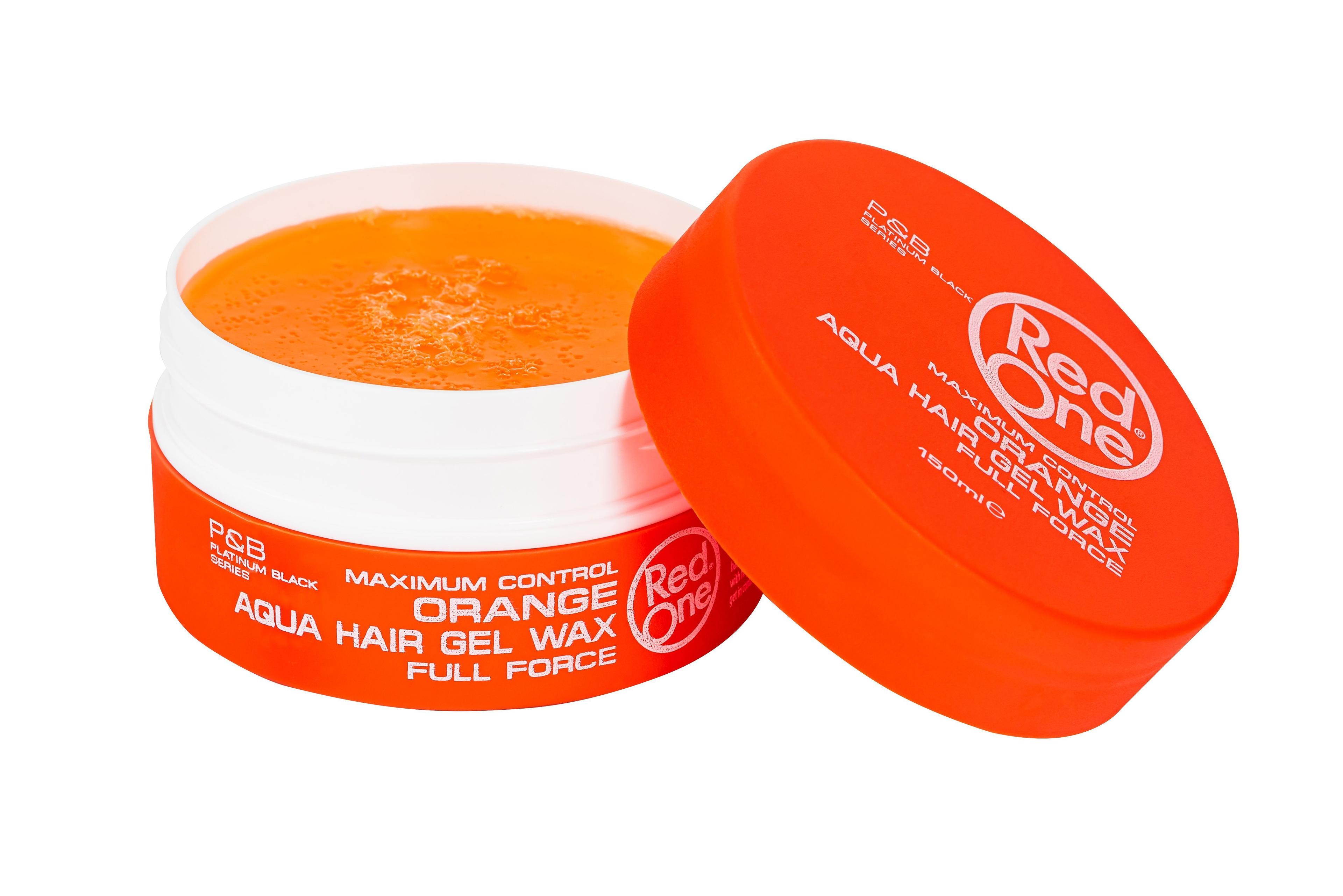Cera Red One Aqua Hair Wax Orange 150ml-1