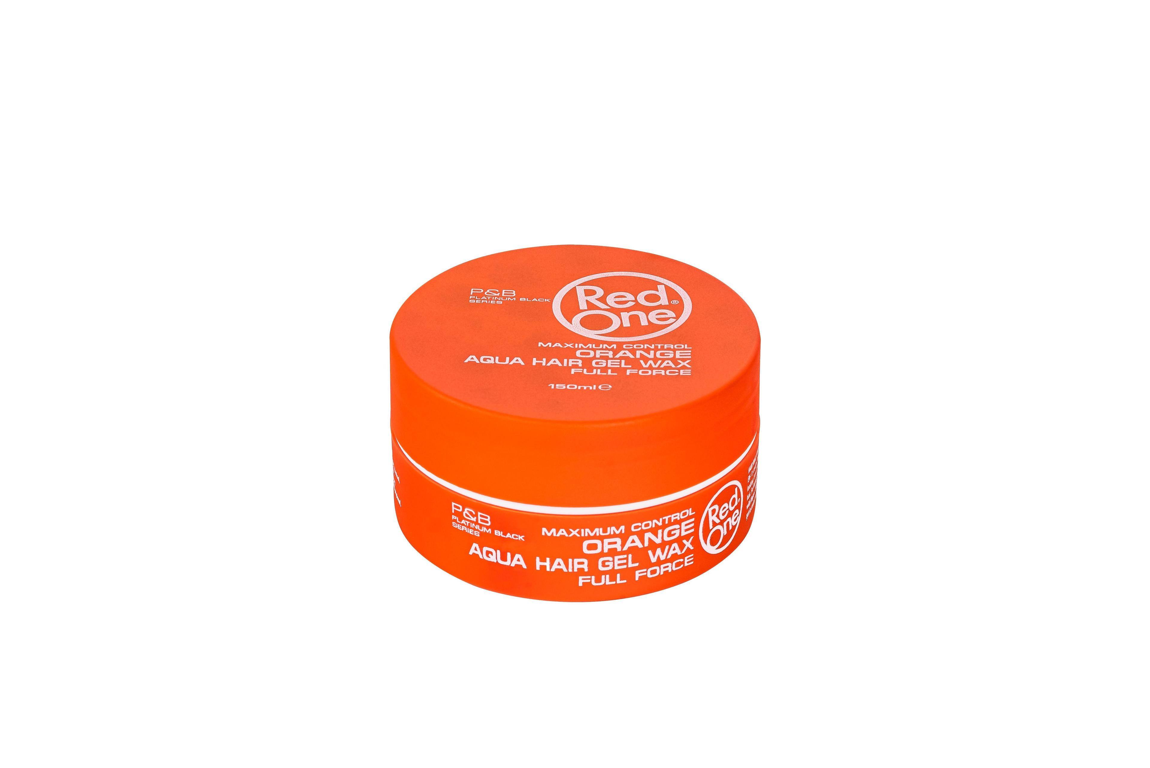 Cera Red One Aqua Hair Wax Orange 150ml-2