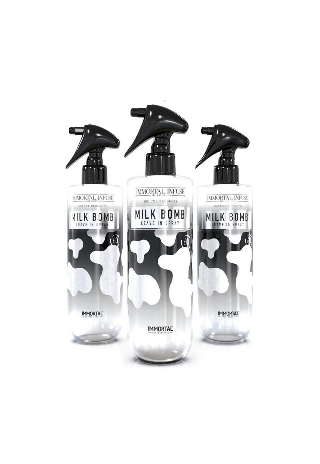 IMMORTAL NYC Leave In Spray Milk Bomb 500ml Bifasico-1