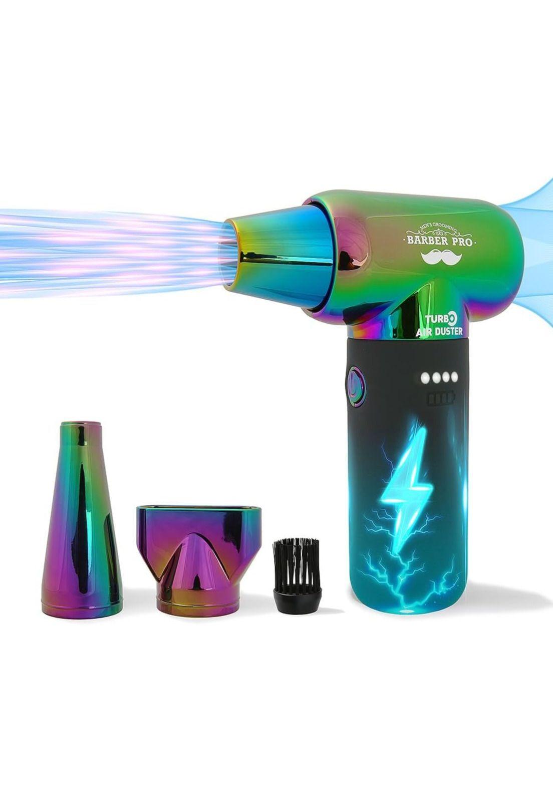 Soplador Eléctrico Inalámbrico 120000RPM con Boquillas Tornasol-4