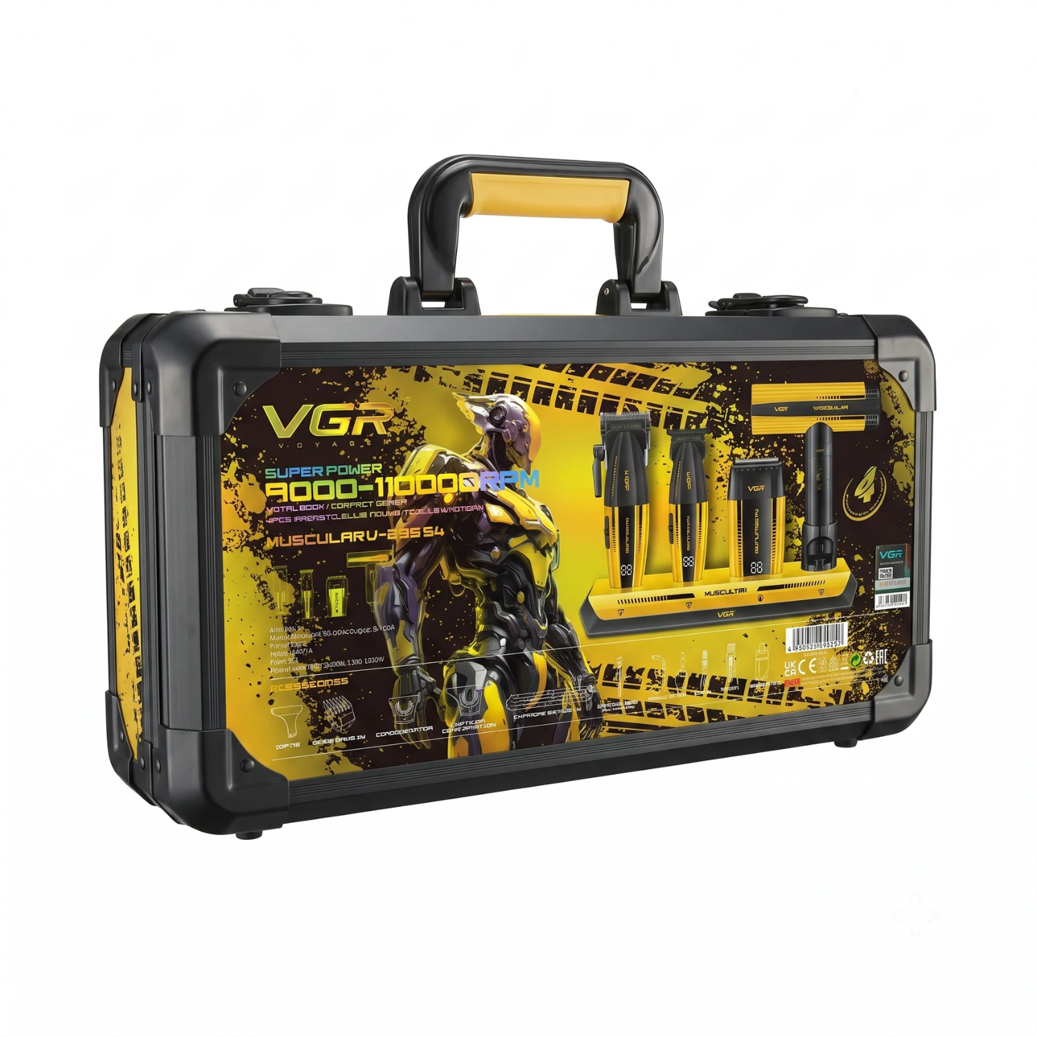 VGR Combo Muscular V 285 S4 Barber a 4 en 1 9000 RPM-1