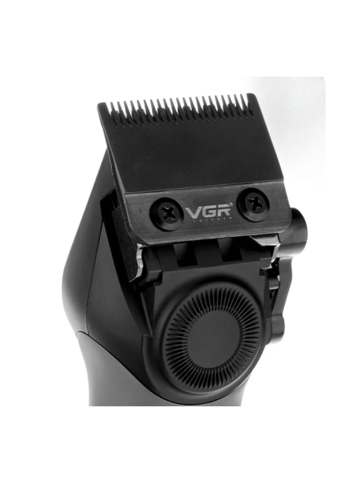 Barber Combo Negro VGR Pro. Cortapelo V-001 + Patillera V-977-4