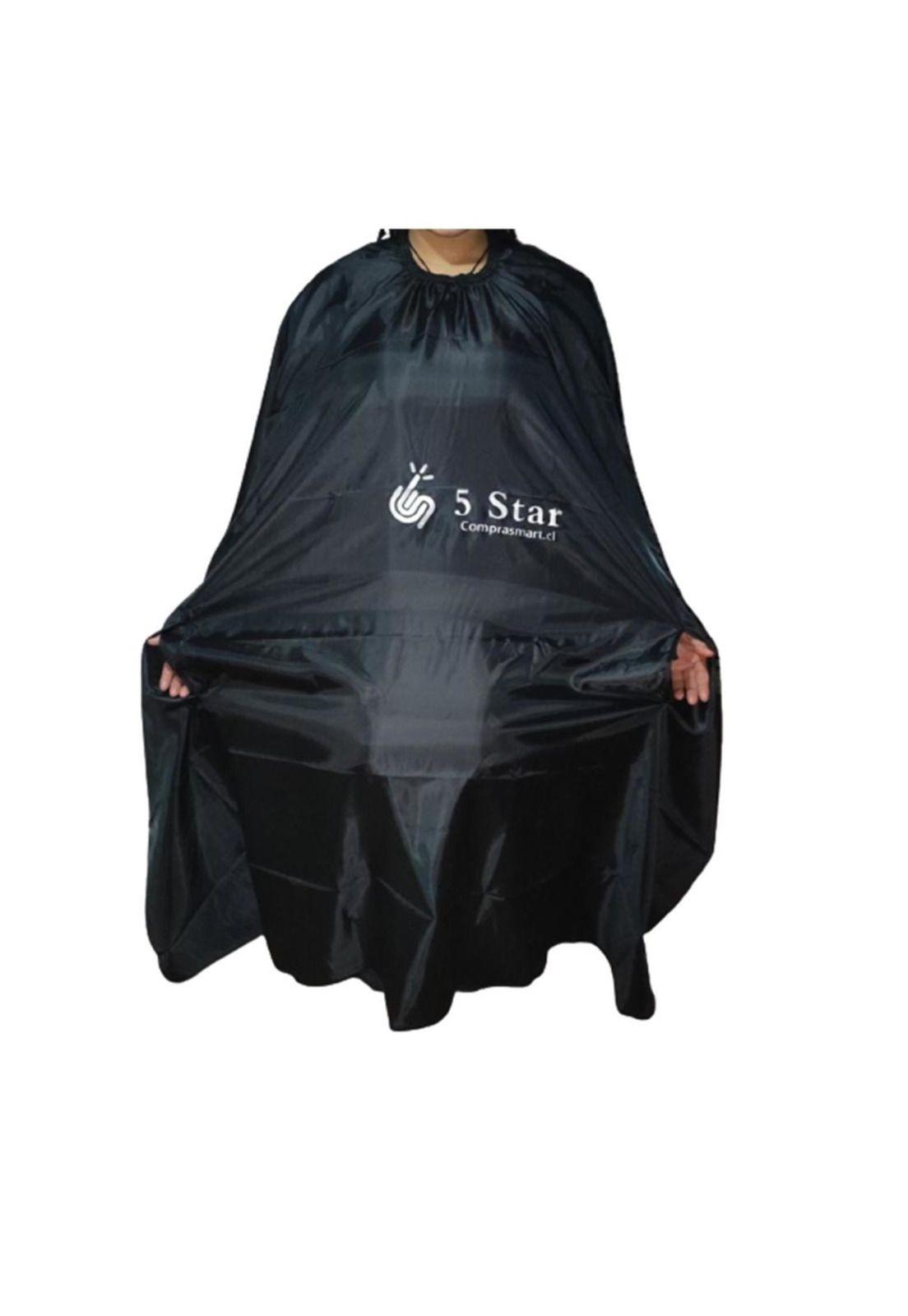 Capa Corte Tintura Peinador 5 STAR Peluquería Profesional NEGRO-1