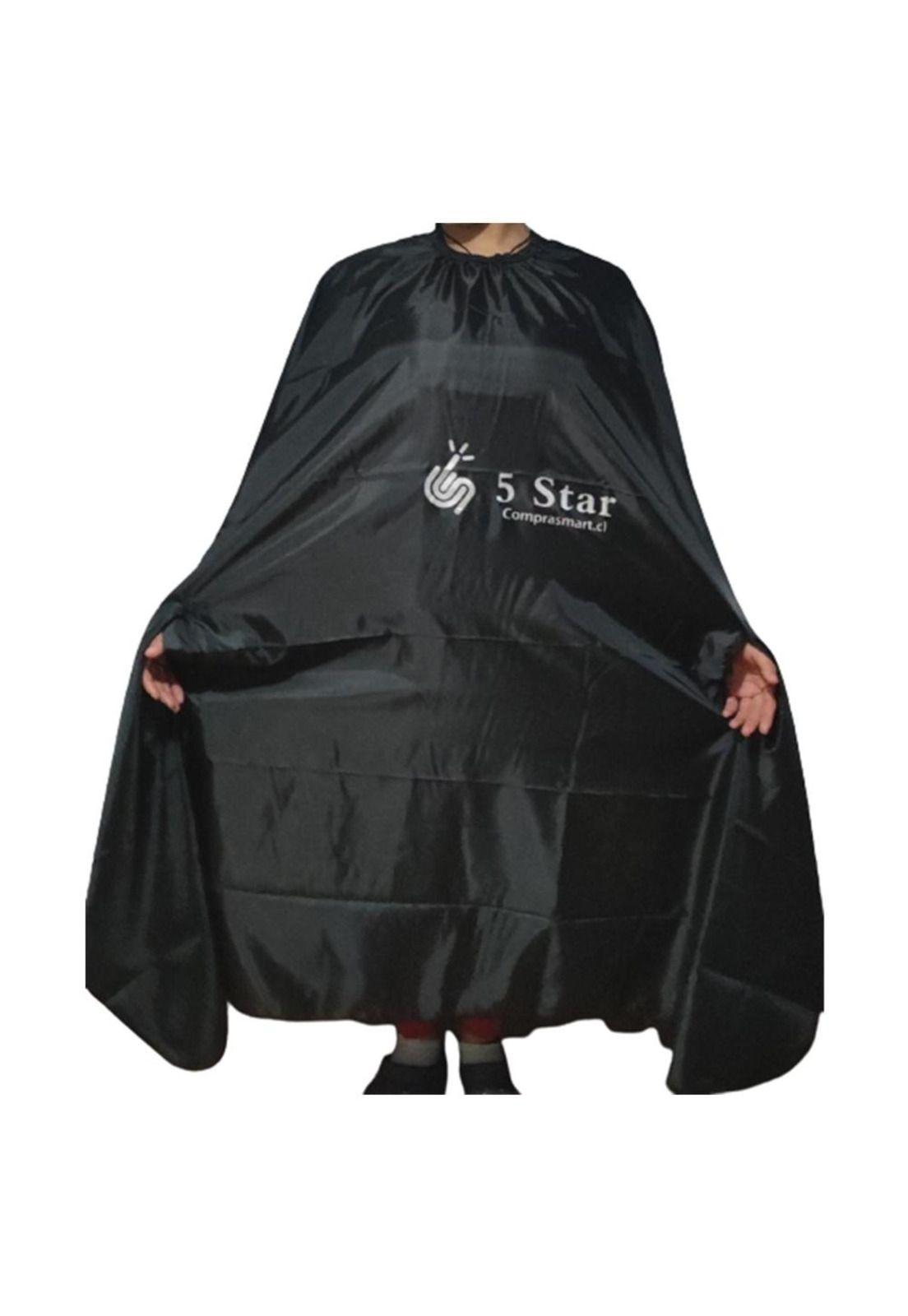 Capa Corte Tintura Peinador 5 STAR Peluquería Profesional NEGRO-3