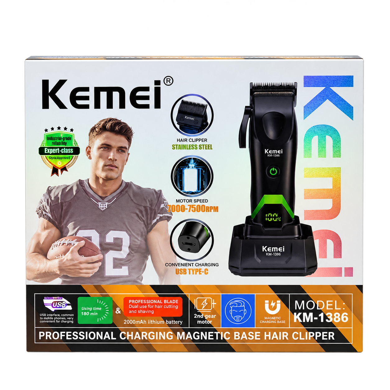 M quina de Corte Kemei KM 1386 7500RPM Profesional-1