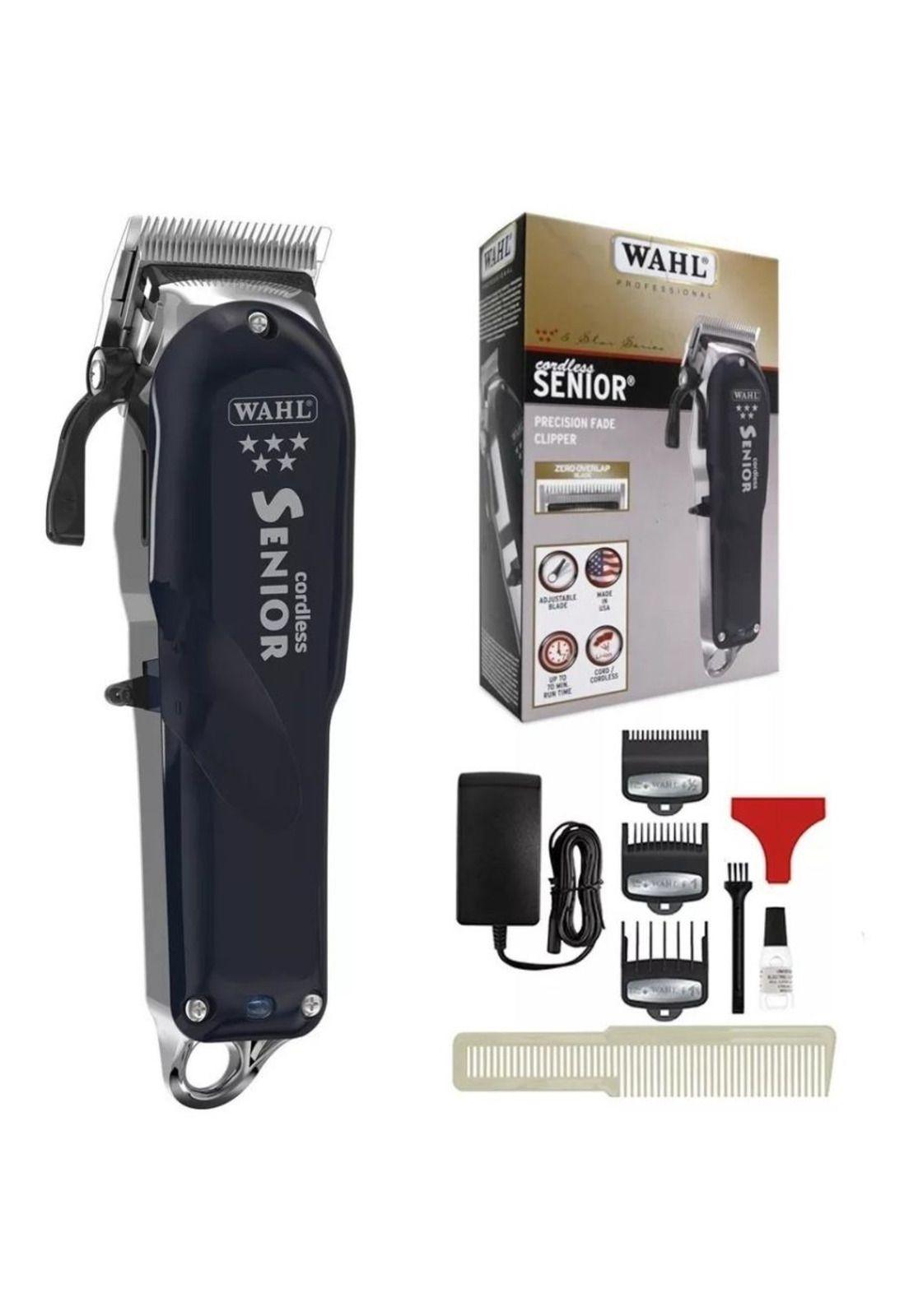 Kit Wahl Maquina Cortadora Pelo Senior + Patillera Detailer-2