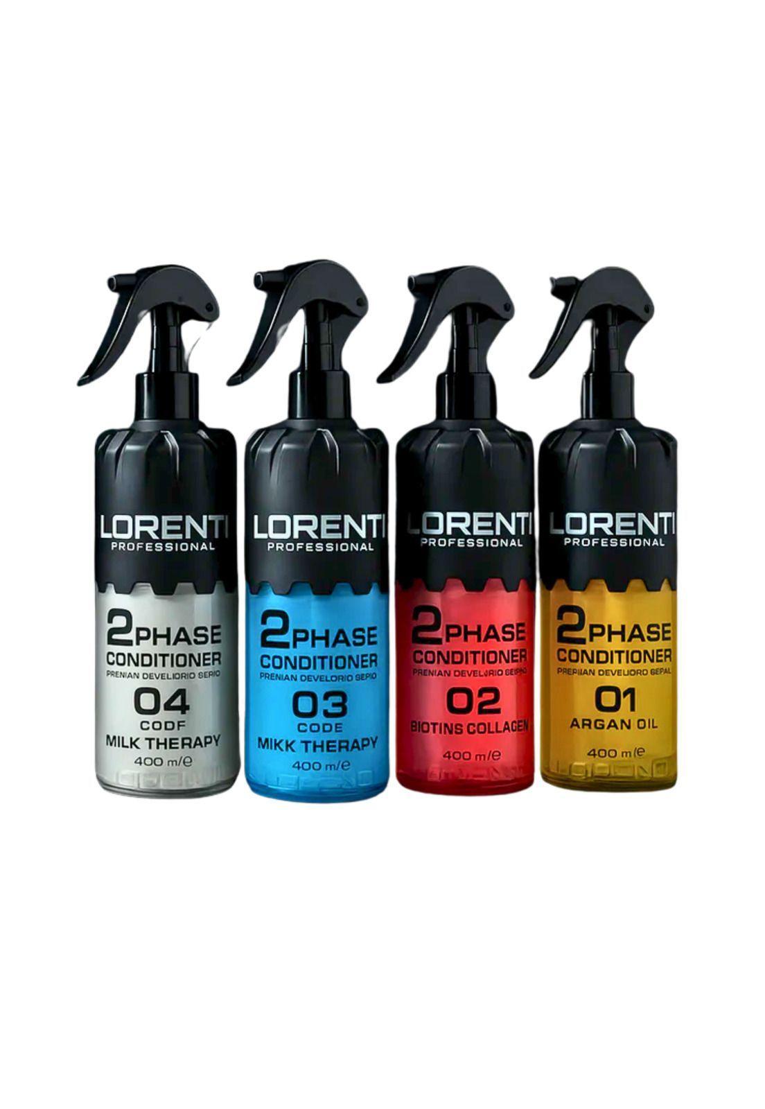Lorenti Acondicionador para Cabello Bifasico Keratina 400ML-2