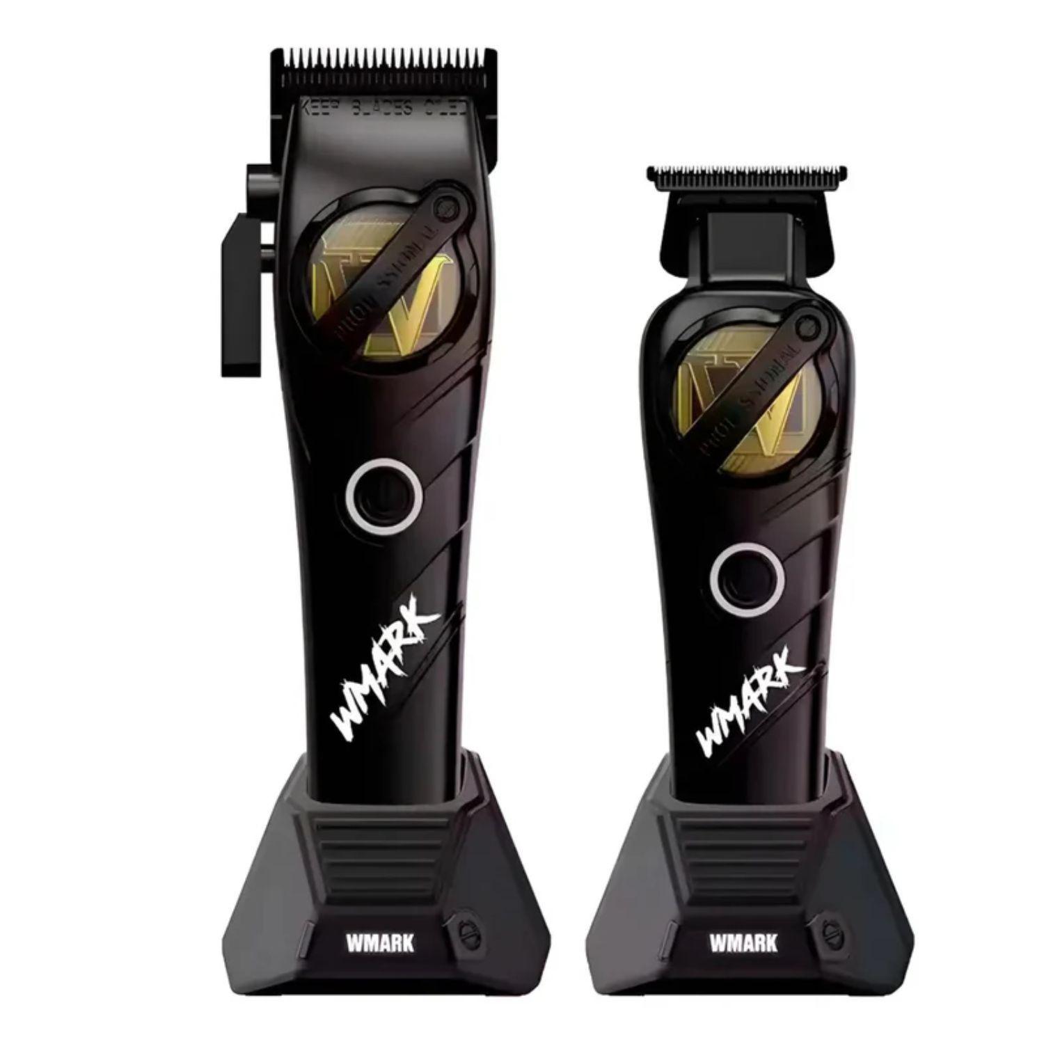 Kit Cortadora De Pelo Trimmer Detailer Wmark NG 8613 Negro-2
