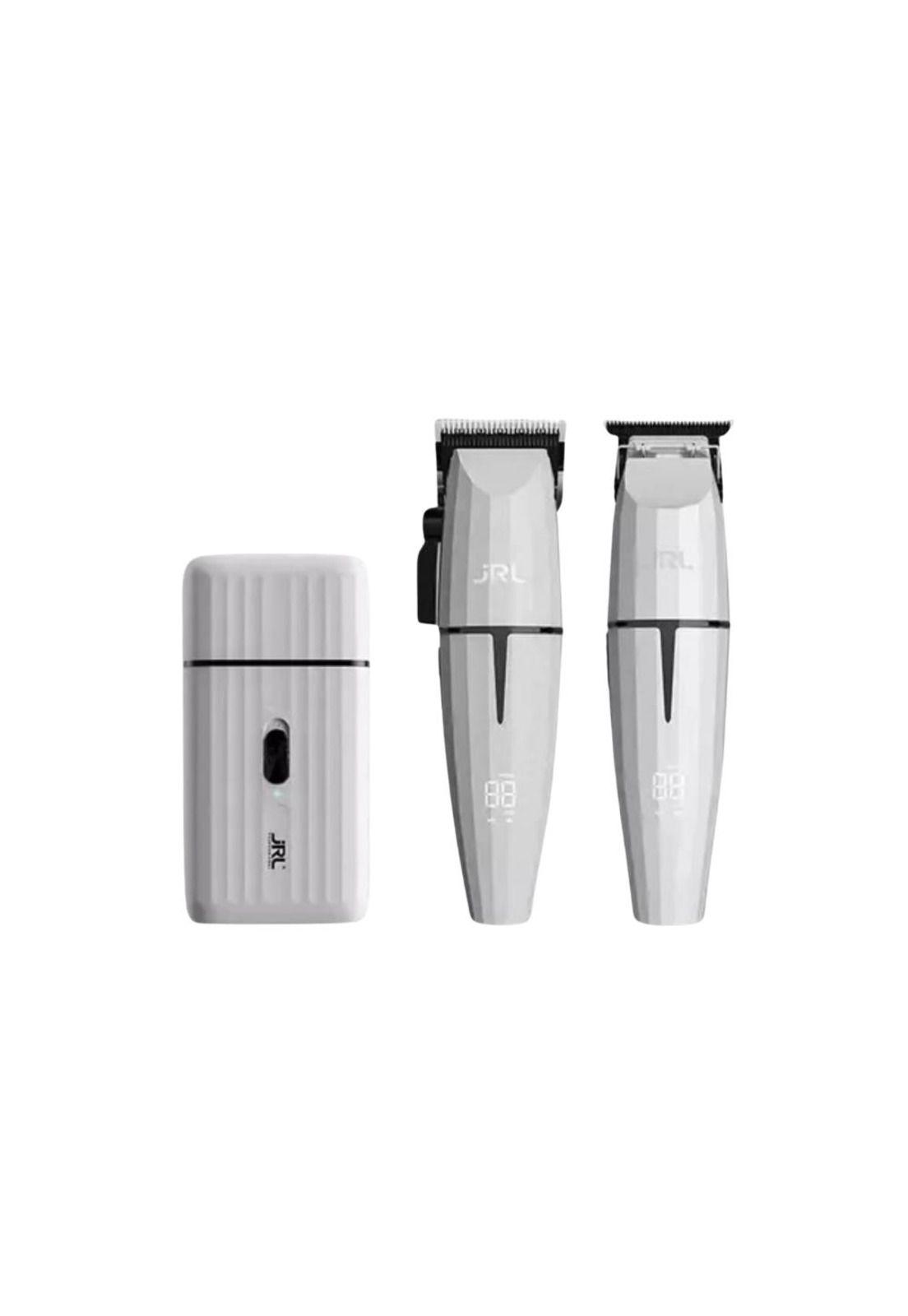 JRL Pro. Combo Onyx Blanco Ghost 2 Clipper, Trimmer y Shaver-0