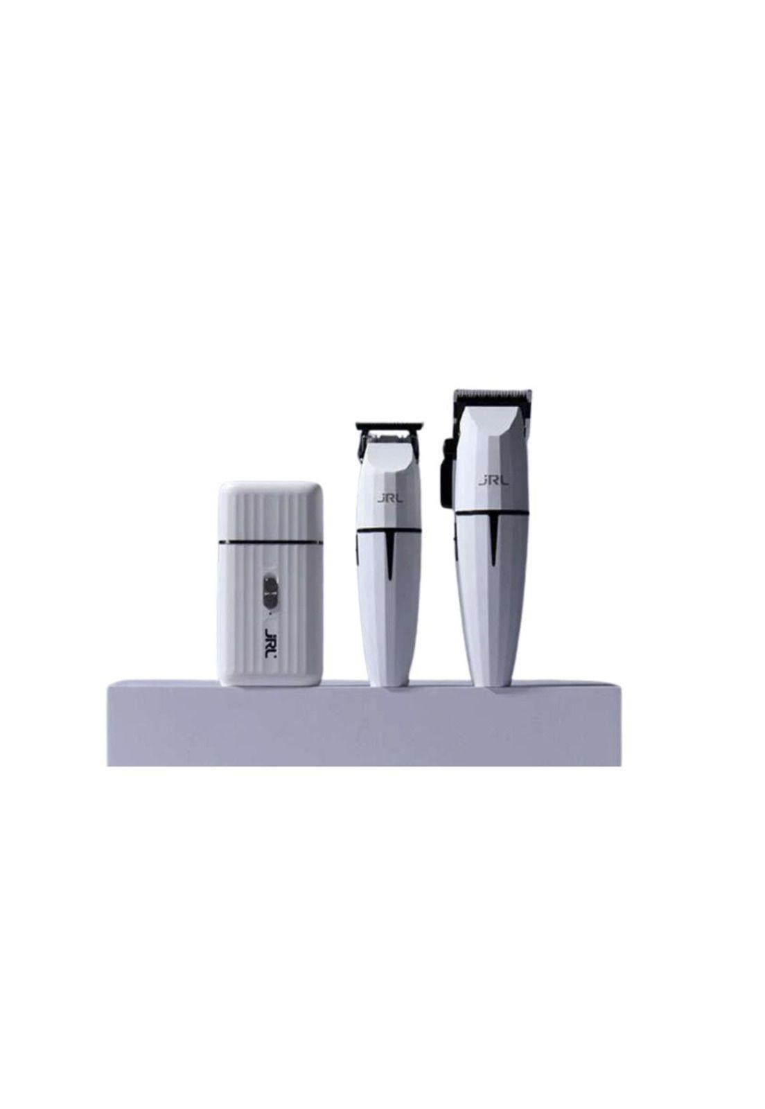 JRL Pro. Combo Onyx Blanco Ghost 2 Clipper, Trimmer y Shaver-1