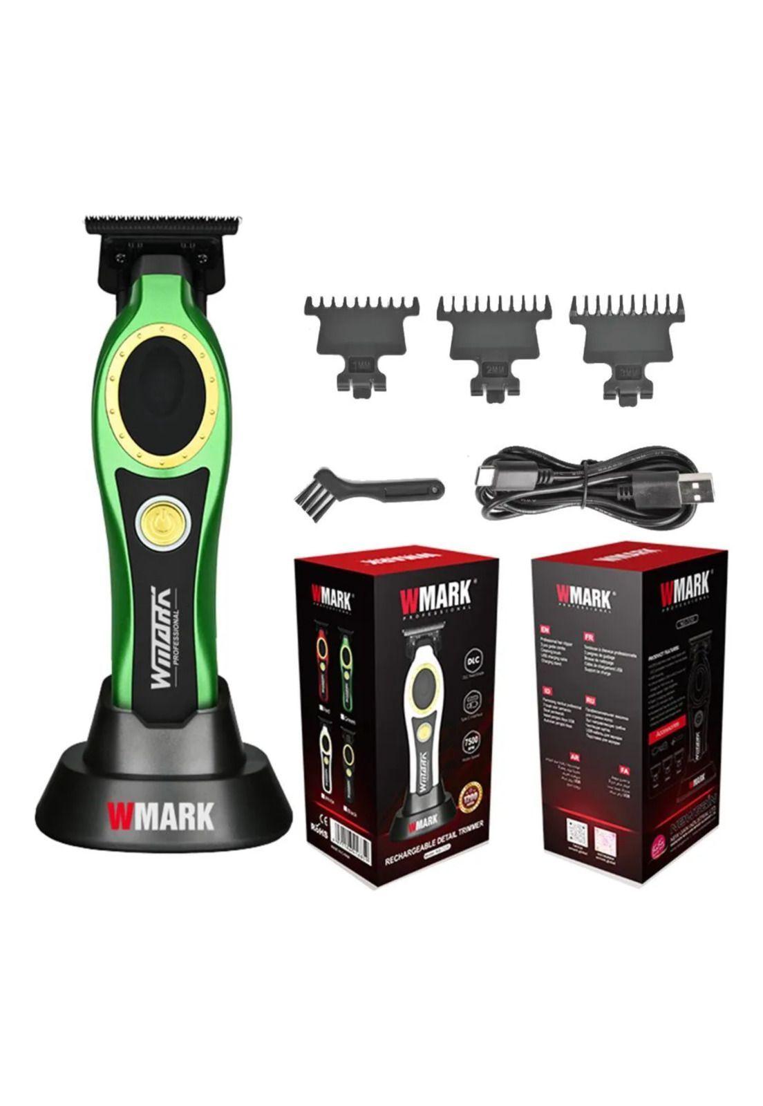 Máquina Trimmer Patillera Wmark NG7230 Verde 7500 RPM-2