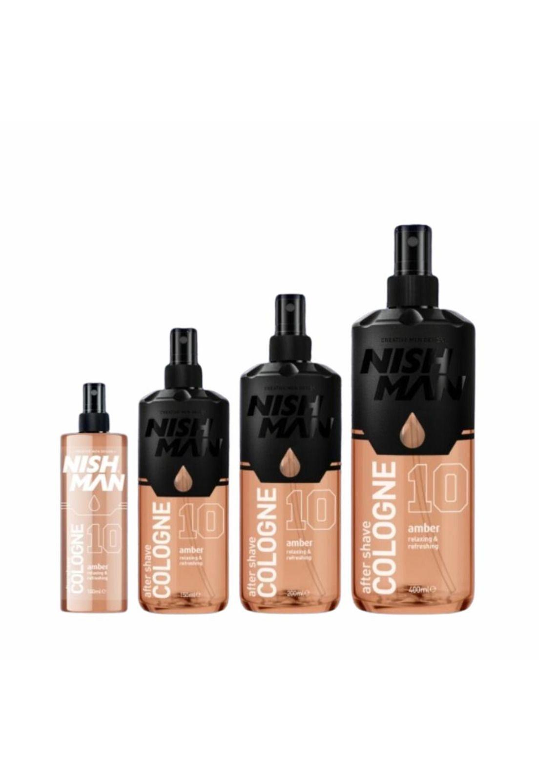 Nishman Colonia para después del afeitado Amber N°10 400 ml-3