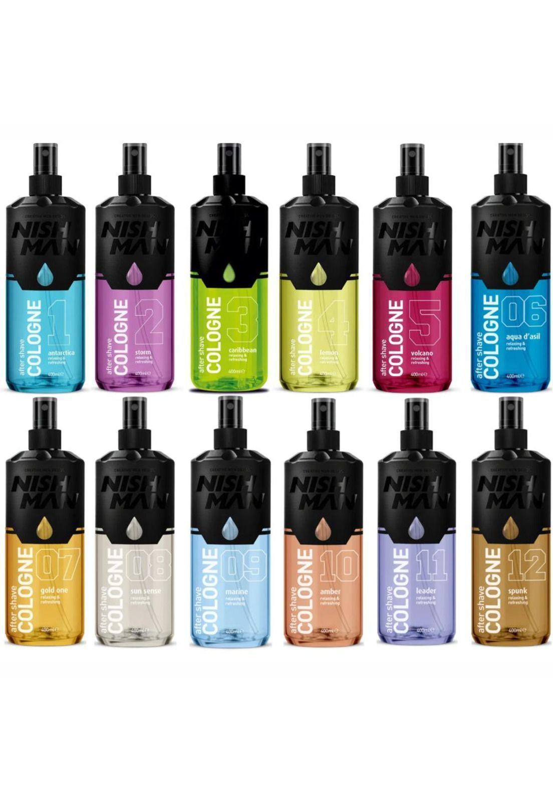 Nishman Colonia para después del afeitado Amber N°10 400 ml-4