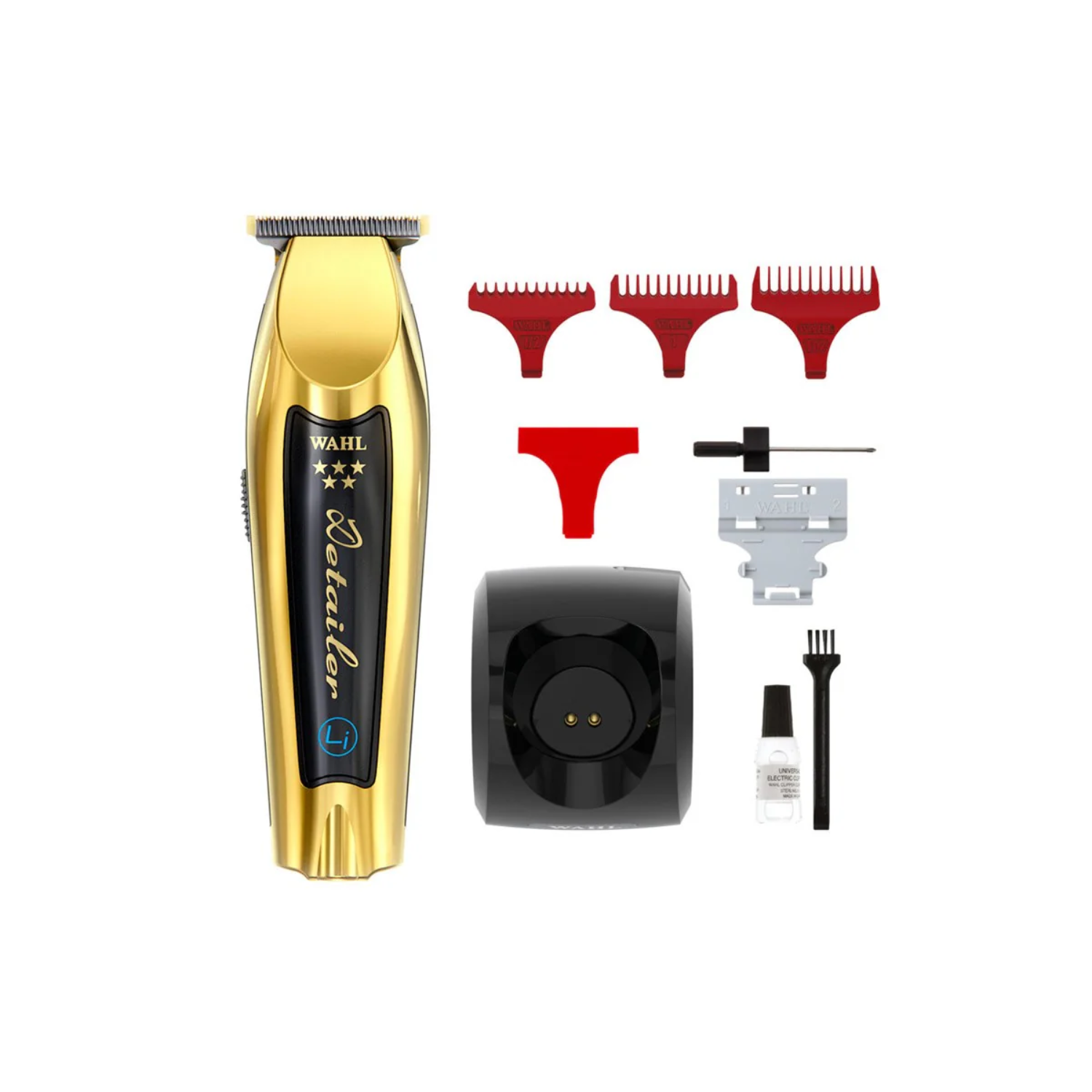 Barber Combo Wahl Gold Magic Clip Detailer Li Gold Inal mbrico-4