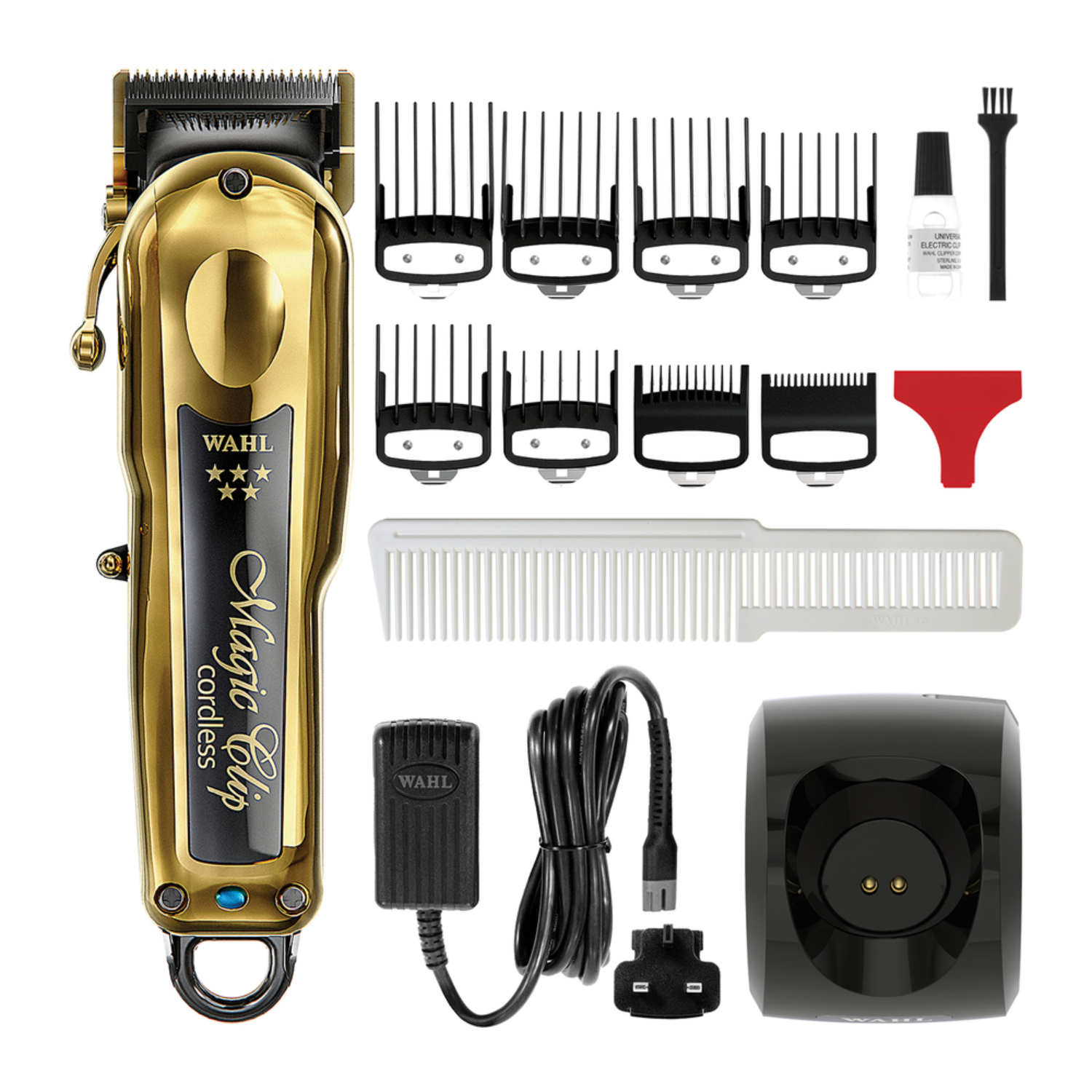 Barber Combo Wahl Gold Magic Clip Detailer Li Gold Inal mbrico-6