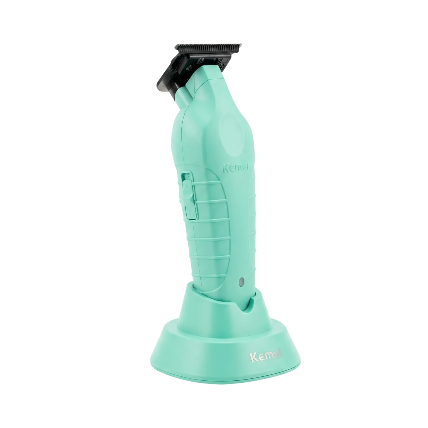 M quina Patillera Trimmer Kemei 2299 Con Base De Carga Celeste-2
