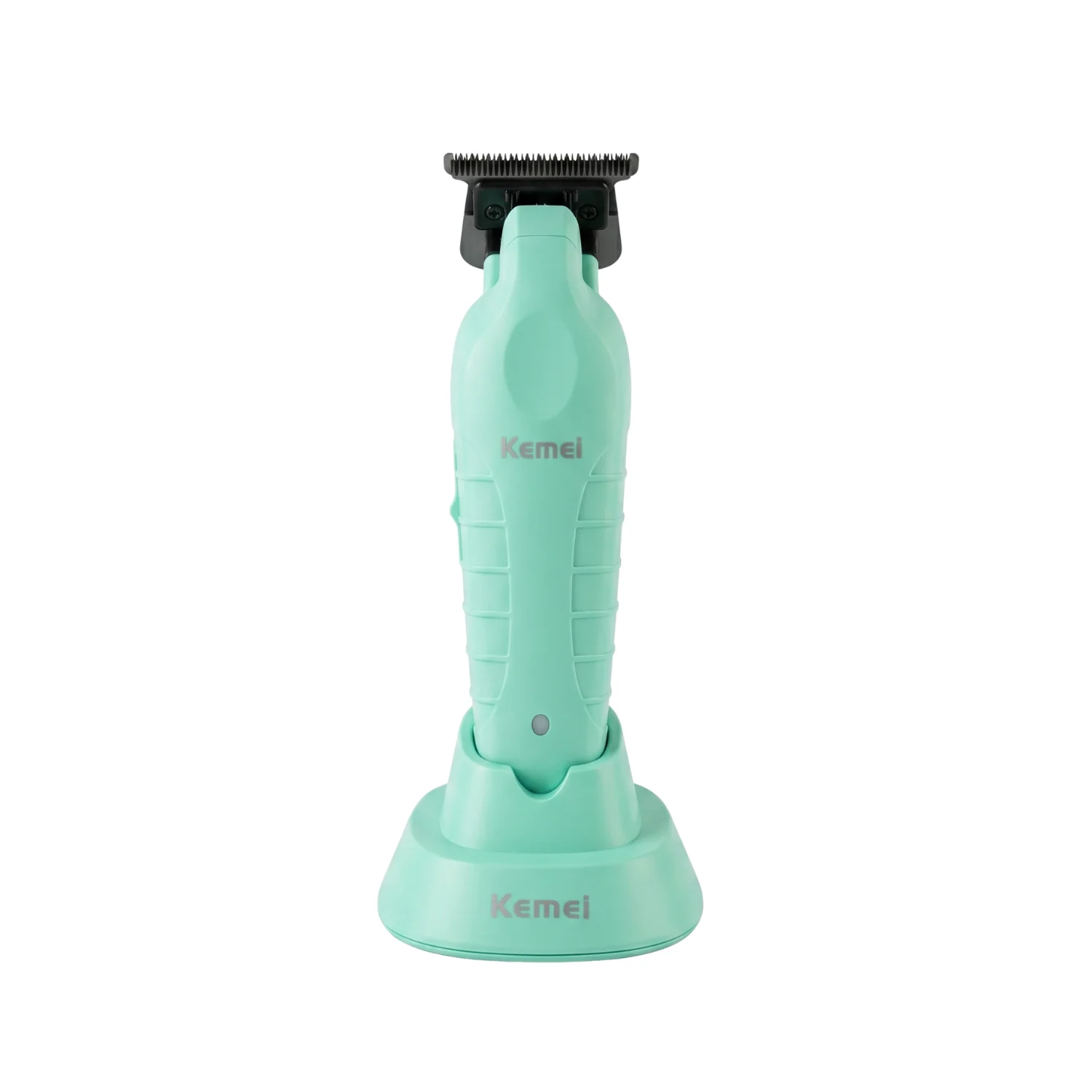 M quina Patillera Trimmer Kemei 2299 Con Base De Carga Celeste-3