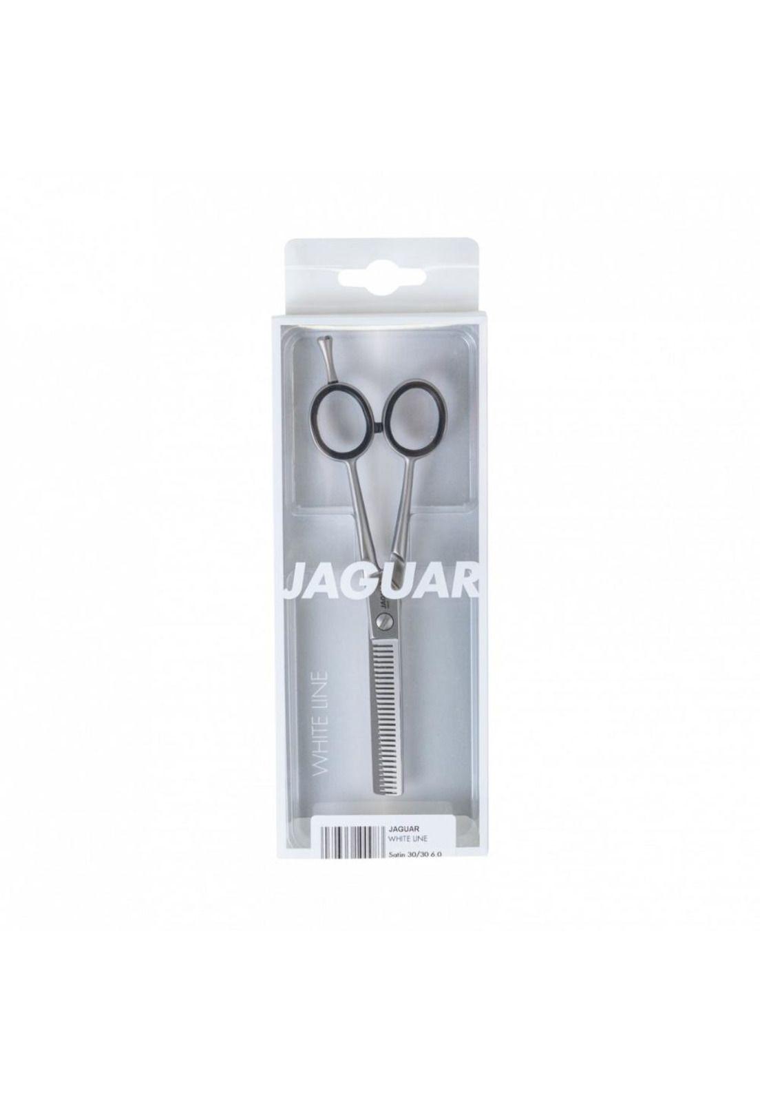 Tijera Entresacadora Jaguar Satin 30/30 6¨ White Line-4