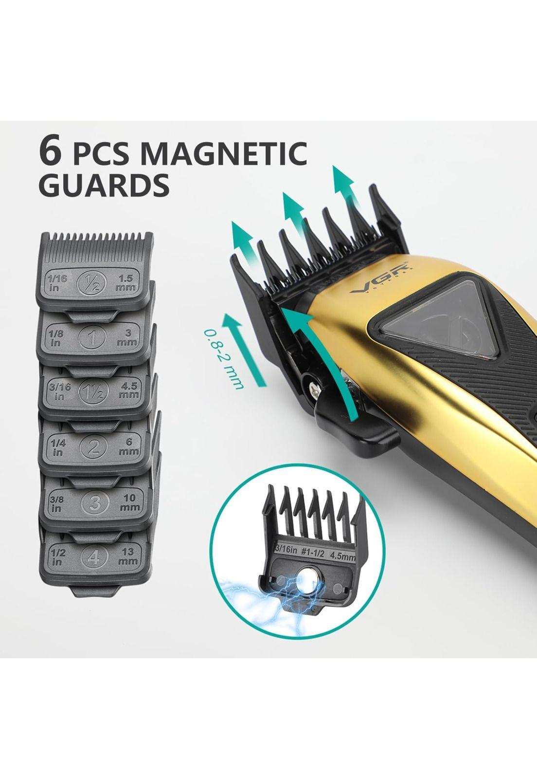 Máquina Cortar Pelo Prof. VGR V 015 Motor Vector 9000 Rpm-6