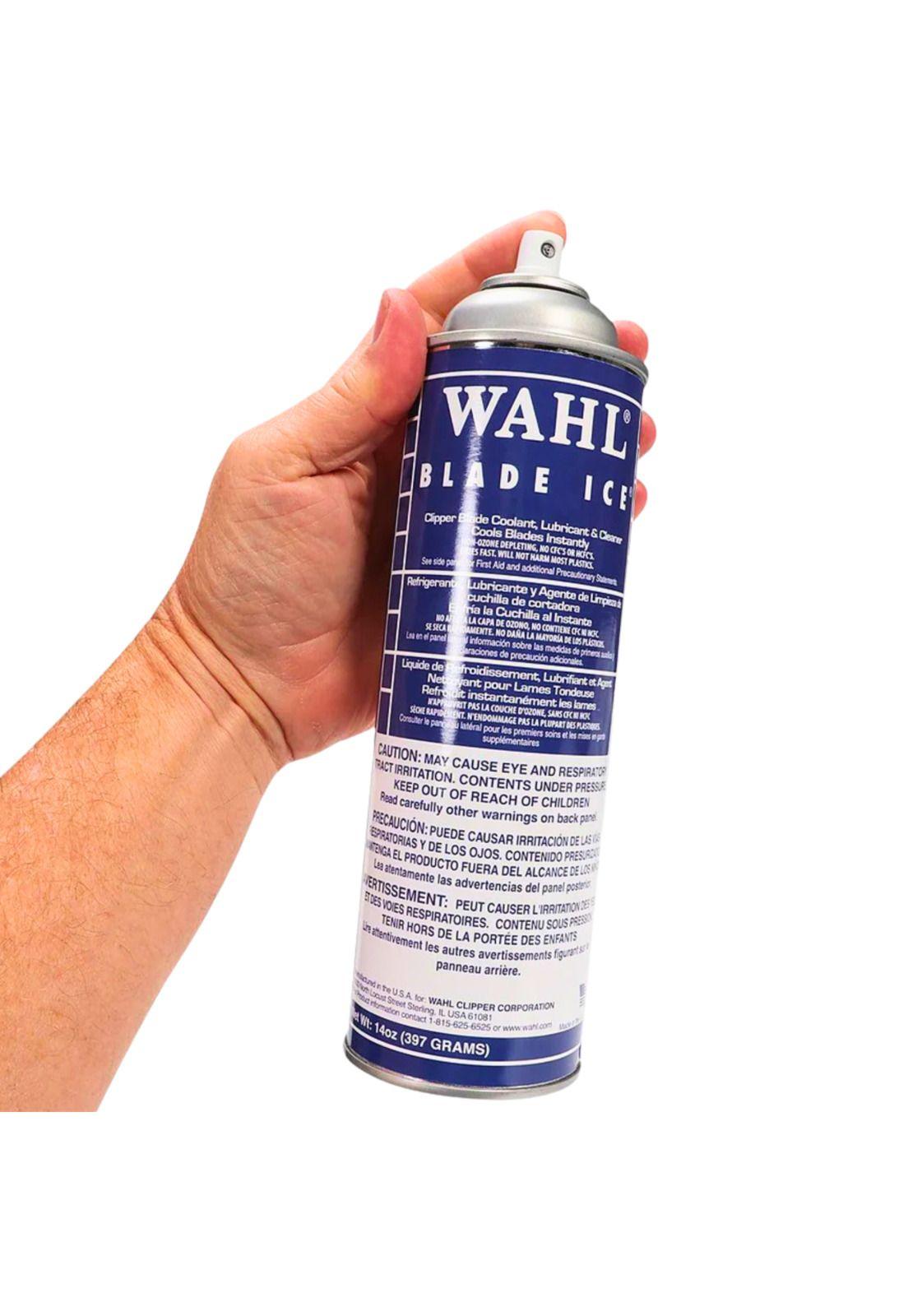 Wahl Pack Limpieza Maquina Spray Enfriador + Aceite + Cepillo Fade-5