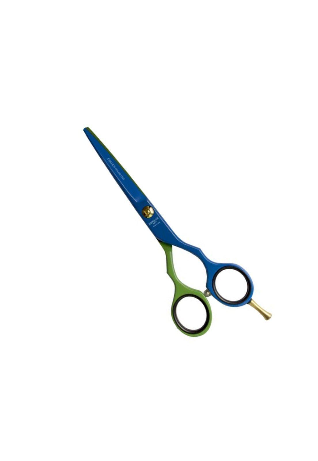 Tijera Henbor Italiana 782B Filo Navaja 6'' Azul & Verde-0