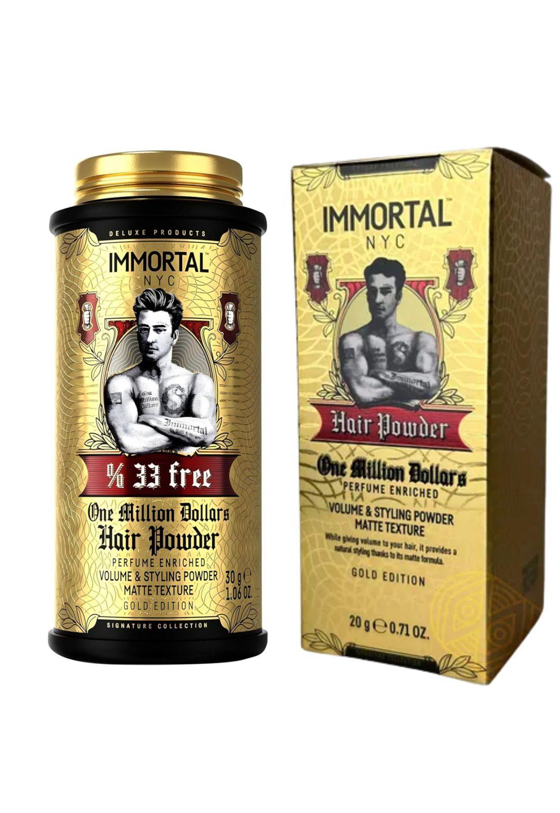 Immortal Polvo Texturizador One Million Dollars Negro 20gr-2