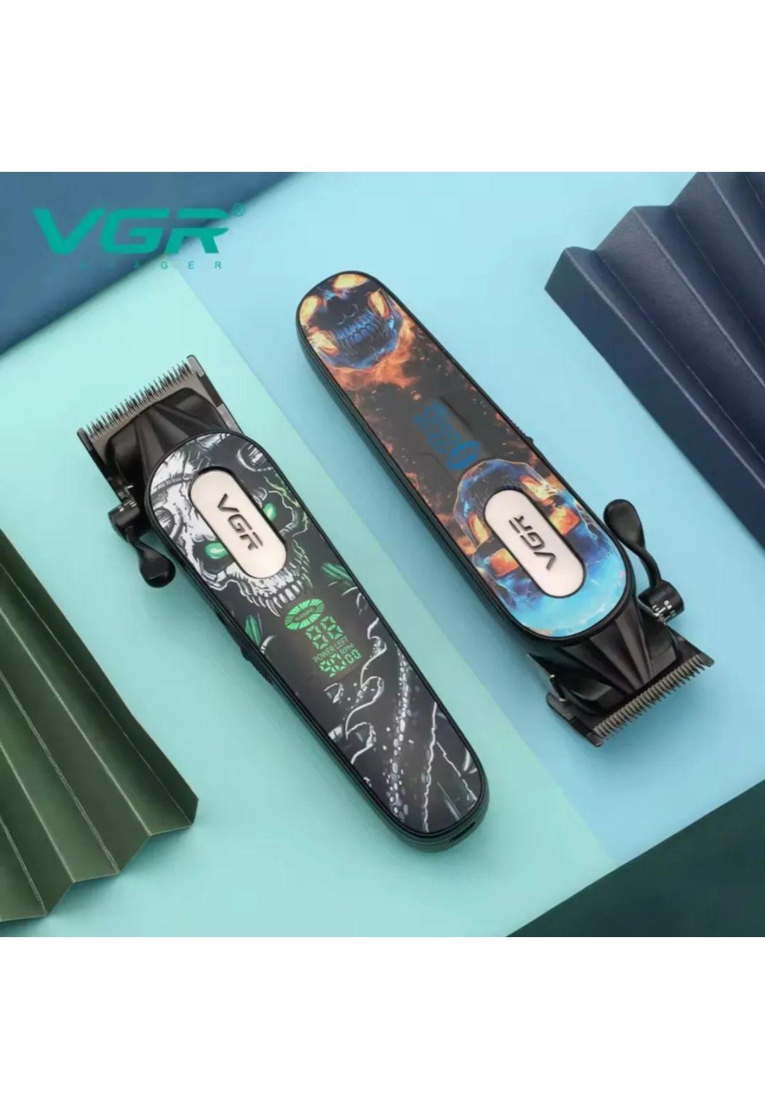 Maquina VGR Profesional CortaPelo VGR V-279 9000 RPM Azul-3