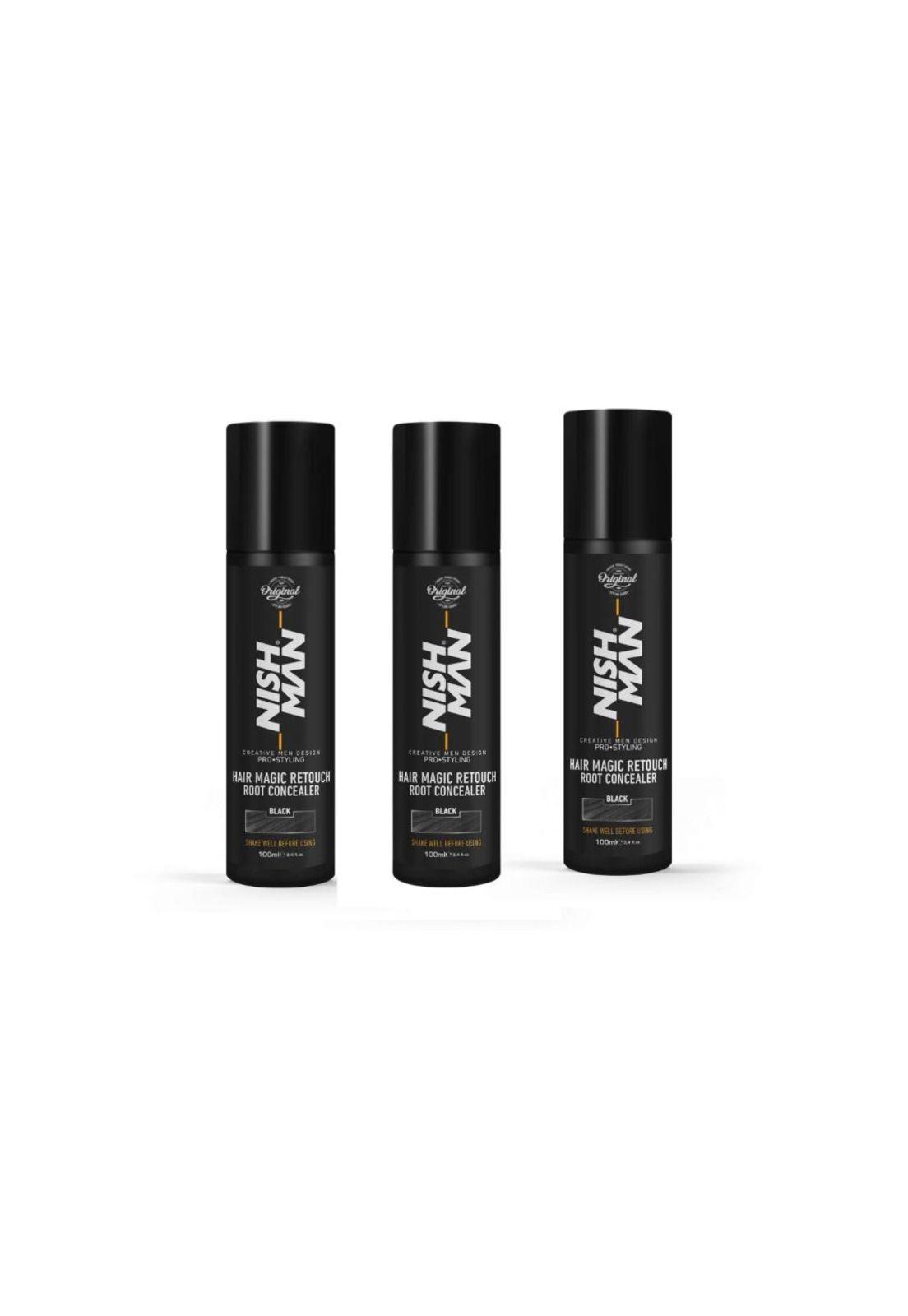Nishman Magic TouchUp Root Concealer, Spray de retoque voluminizador-2