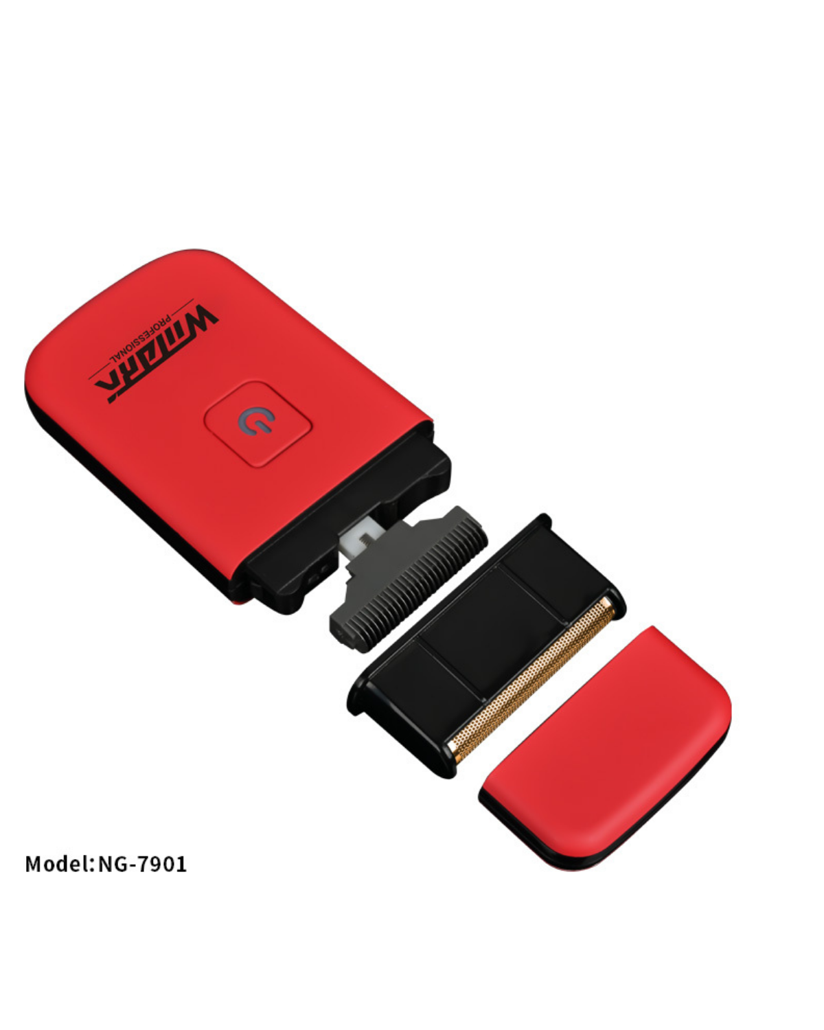Afeitadora WMARK NG 7901 Negra Mini Shaver Ultra Thin Pro-3
