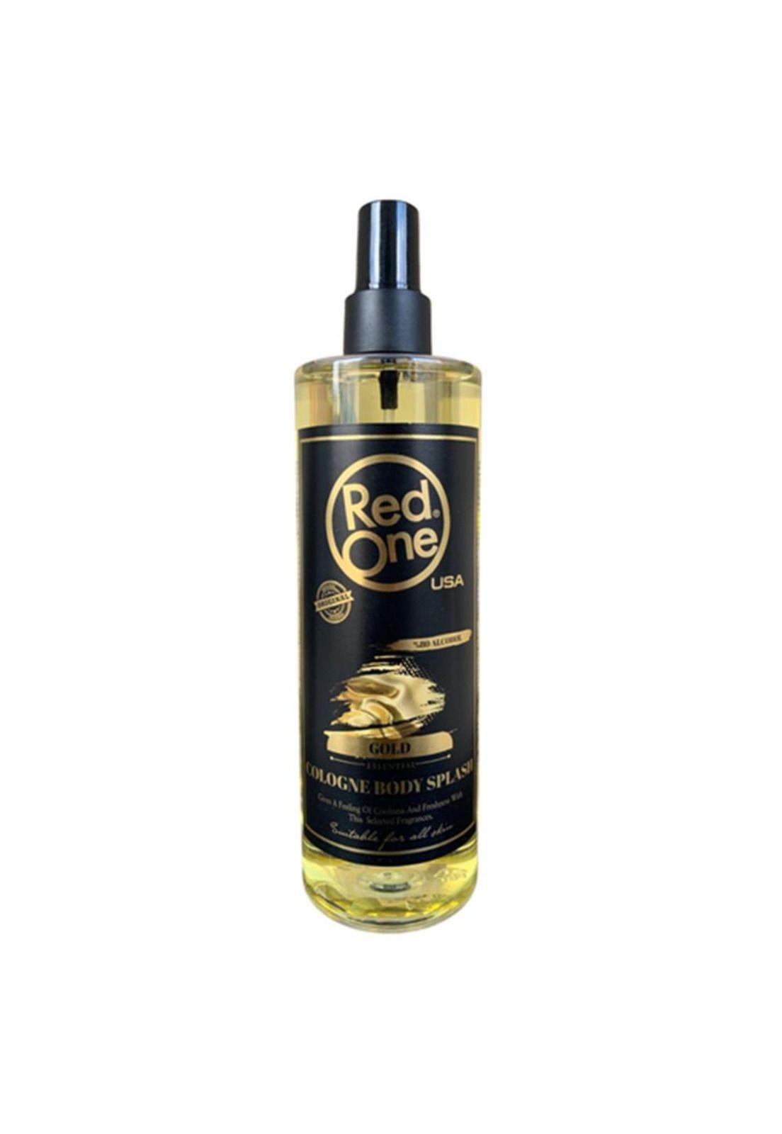 Colonia de hombre Gold Body Splash Varon 400 mL Red One-0