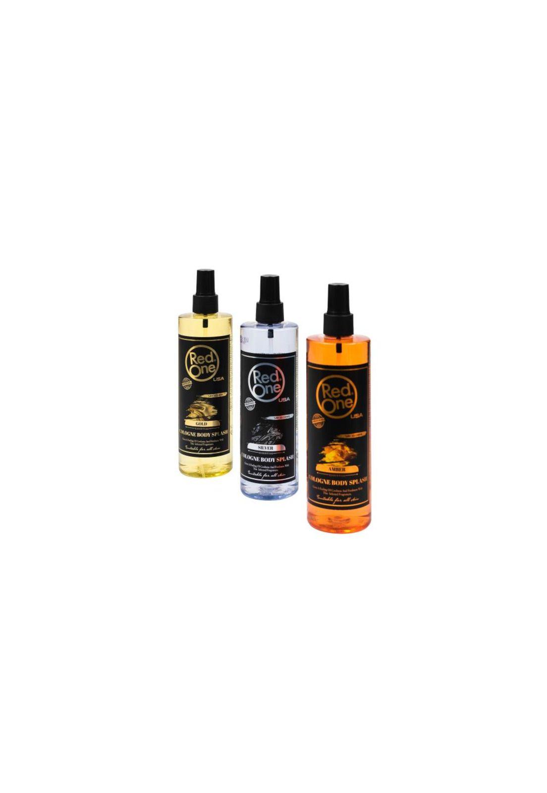 Colonia de hombre Gold Body Splash Varon 400 mL Red One-3