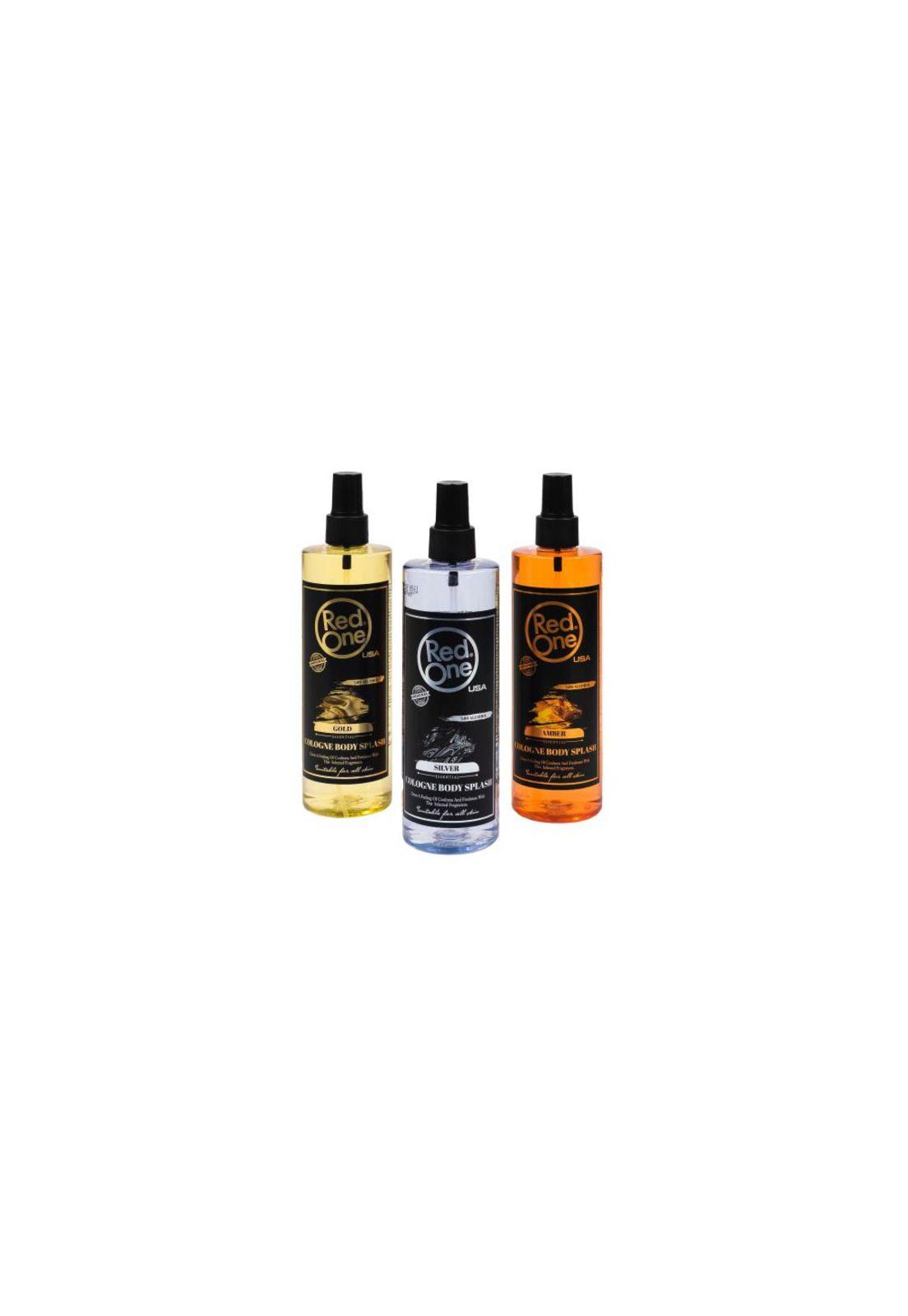 Colonia de hombre Gold Body Splash Varon 400 mL Red One-4